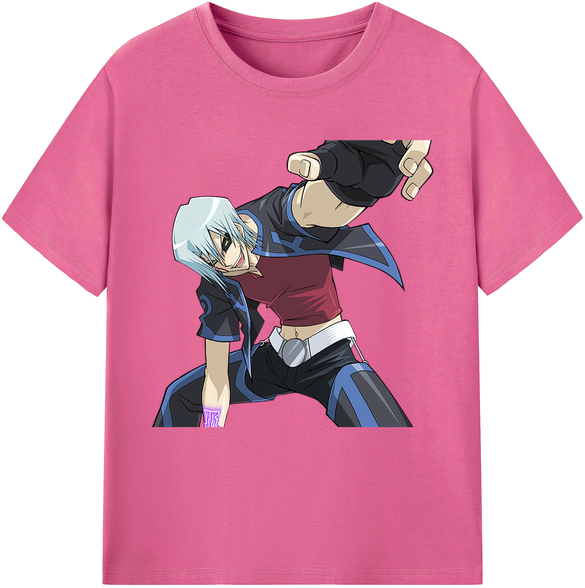 （画像用） 遊☆戯☆王 Yu-Gi-Oh! レディースカジュアルプリントTシャツ（綿100％）