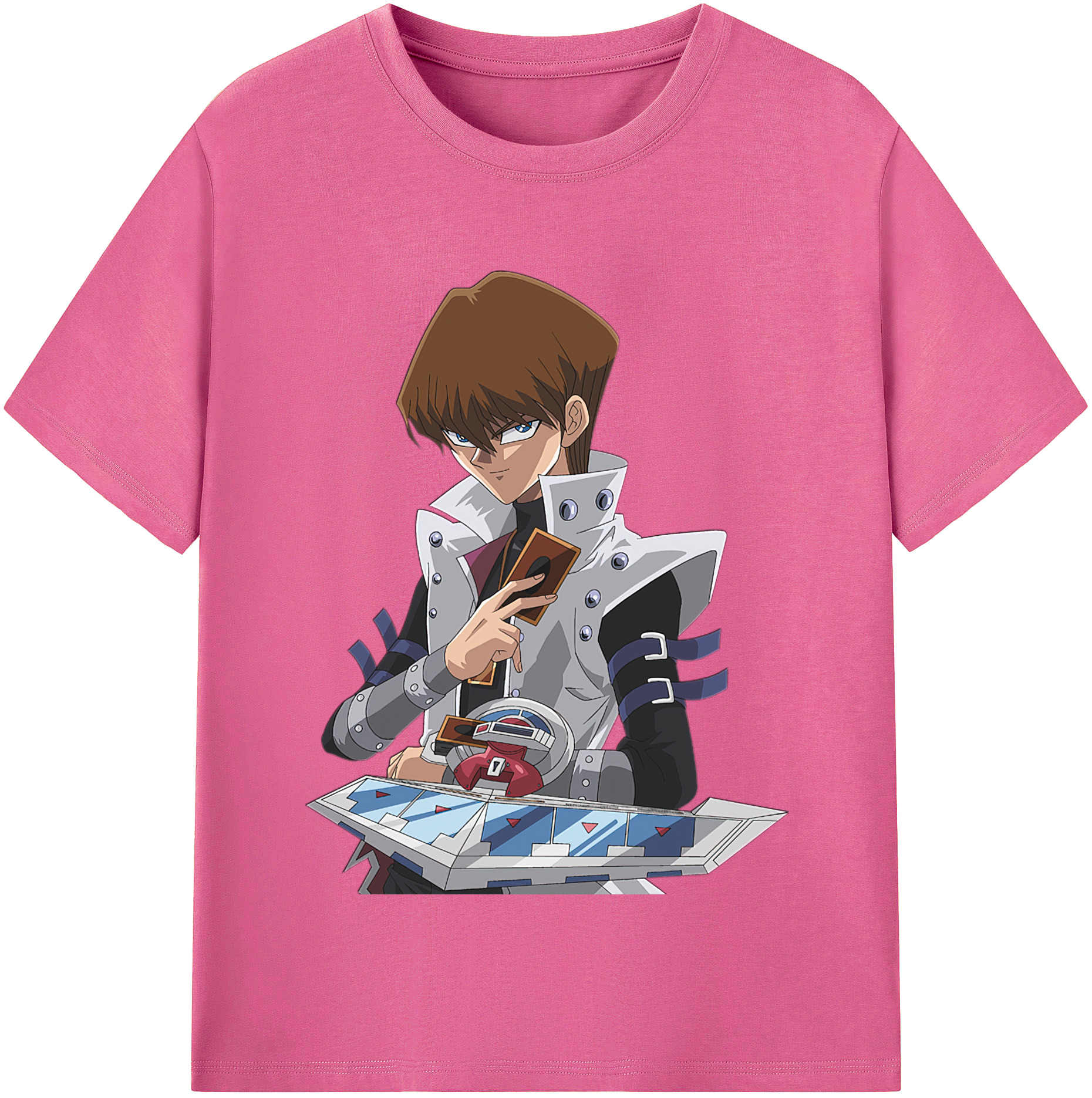 （画像用） 遊☆戯☆王 Yu-Gi-Oh! レディースカジュアルプリントTシャツ（綿100％）