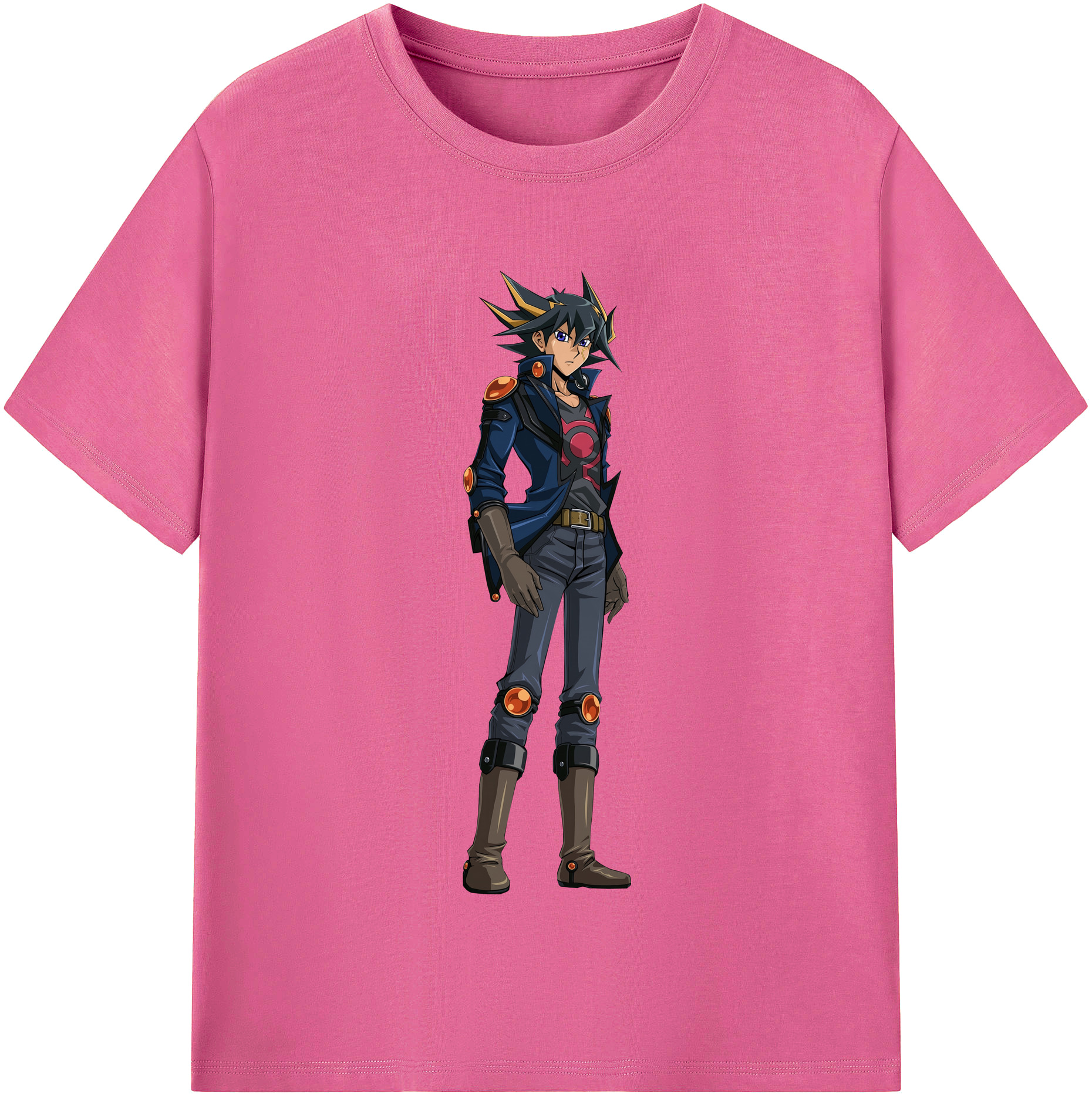 （画像用） 遊☆戯☆王 Yu-Gi-Oh! レディースカジュアルプリントTシャツ（綿100％）