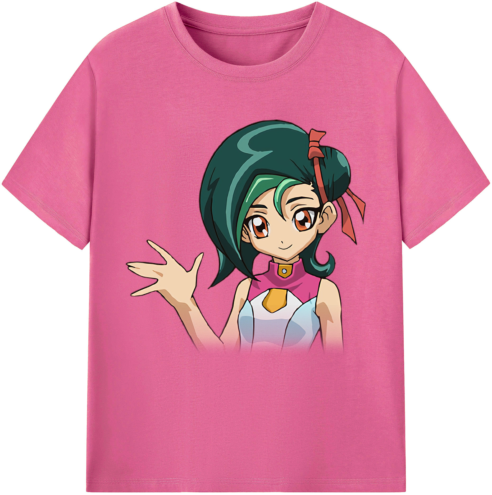 （画像用） 遊☆戯☆王 Yu-Gi-Oh! レディースカジュアルプリントTシャツ（綿100％）