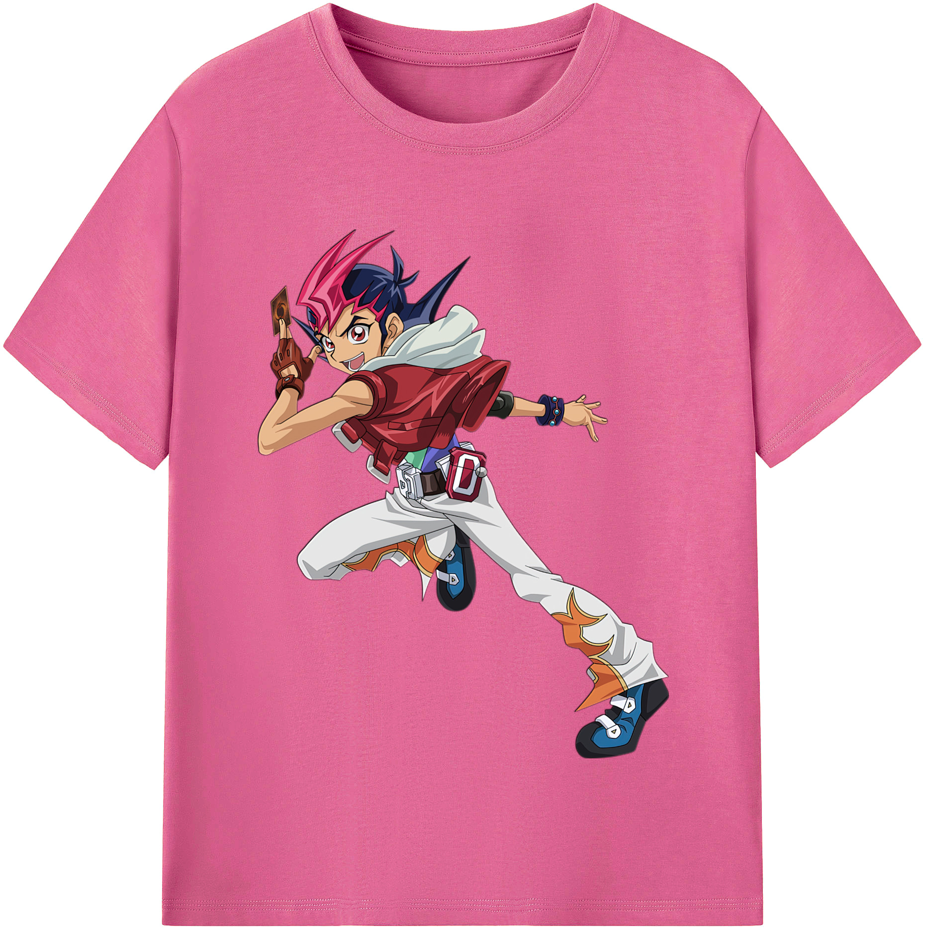 （画像用） 遊☆戯☆王 Yu-Gi-Oh! レディースカジュアルプリントTシャツ（綿100％）