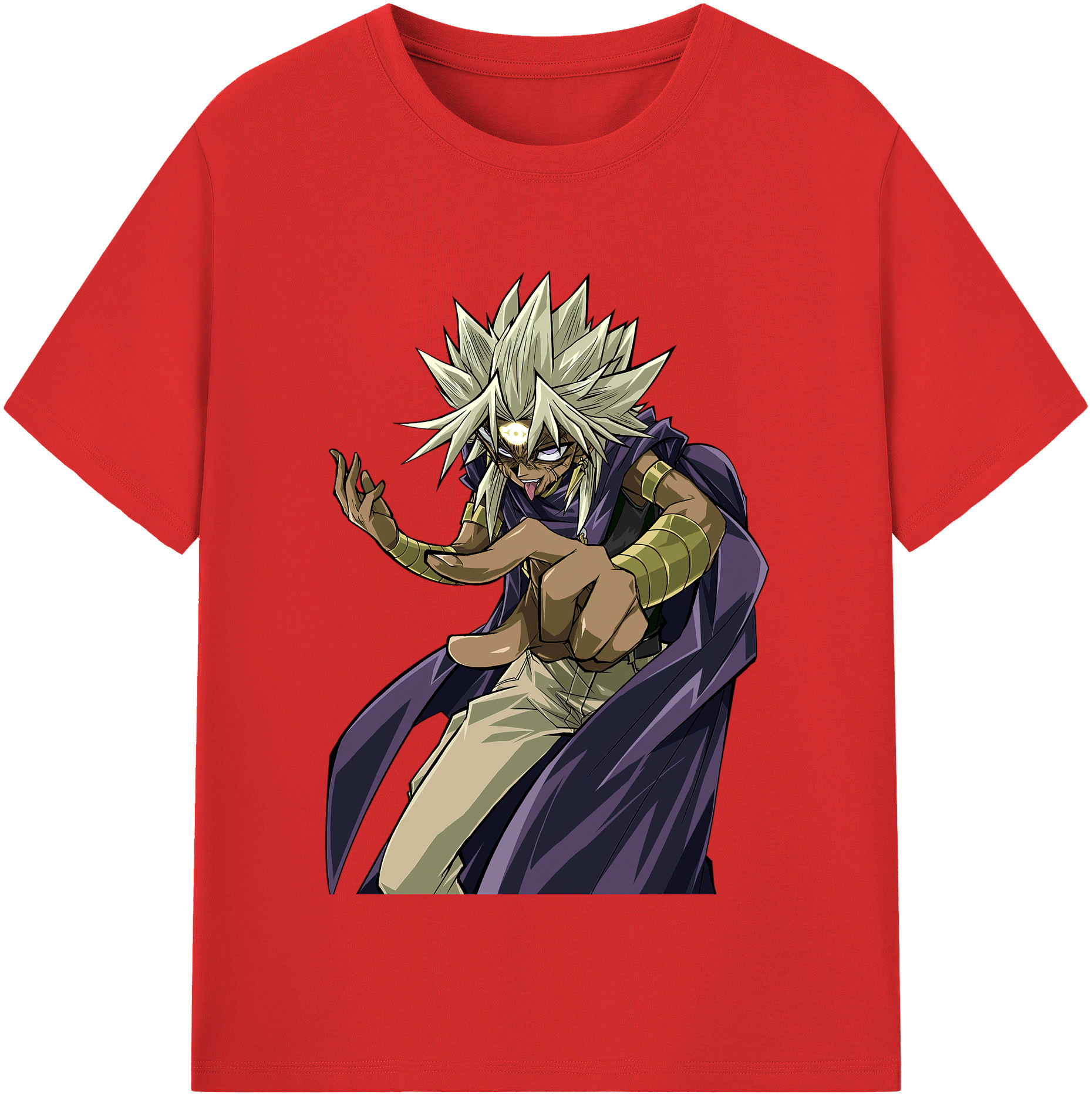 （画像用） 遊☆戯☆王 Yu-Gi-Oh! レディースカジュアルプリントTシャツ（綿100％）