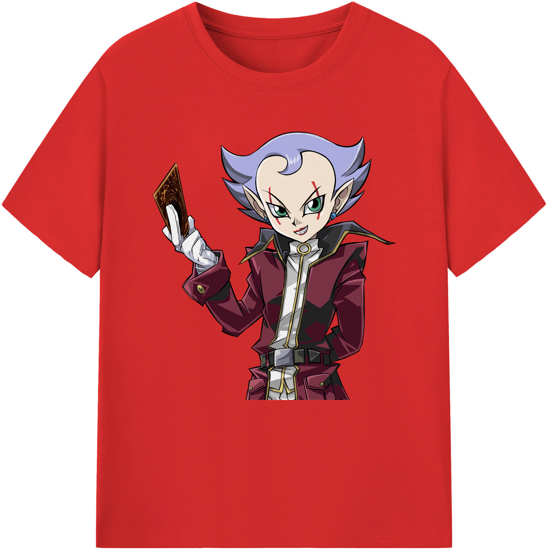 （画像用） 遊☆戯☆王 Yu-Gi-Oh! レディースカジュアルプリントTシャツ（綿100％）