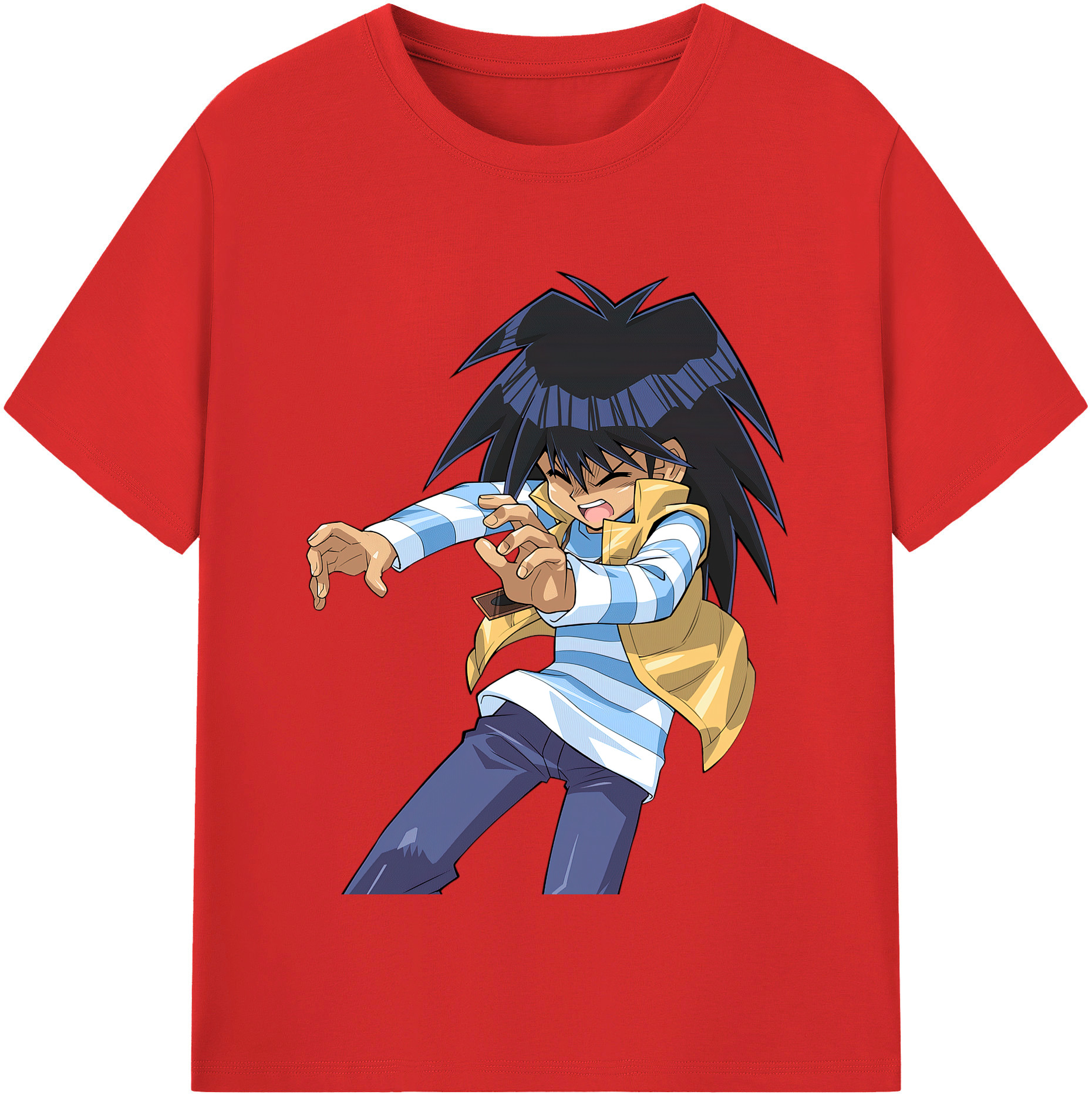 （画像用） 遊☆戯☆王 Yu-Gi-Oh! レディースカジュアルプリントTシャツ（綿100％）