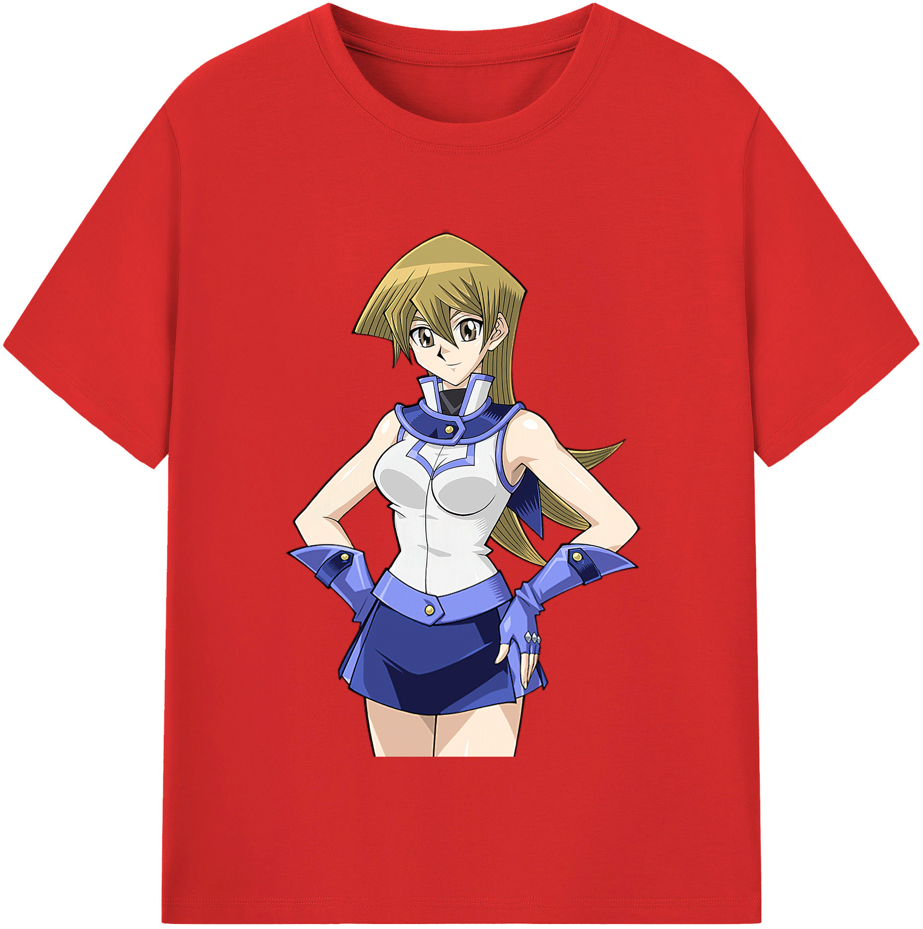 （画像用） 遊☆戯☆王 Yu-Gi-Oh! レディースカジュアルプリントTシャツ（綿100％）
