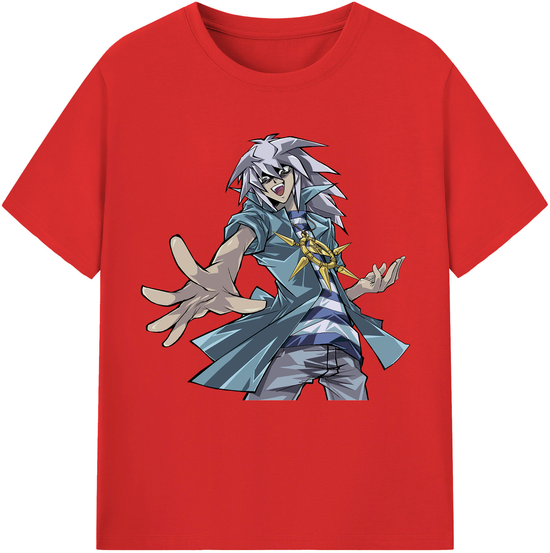 （画像用） 遊☆戯☆王 Yu-Gi-Oh! レディースカジュアルプリントTシャツ（綿100％）