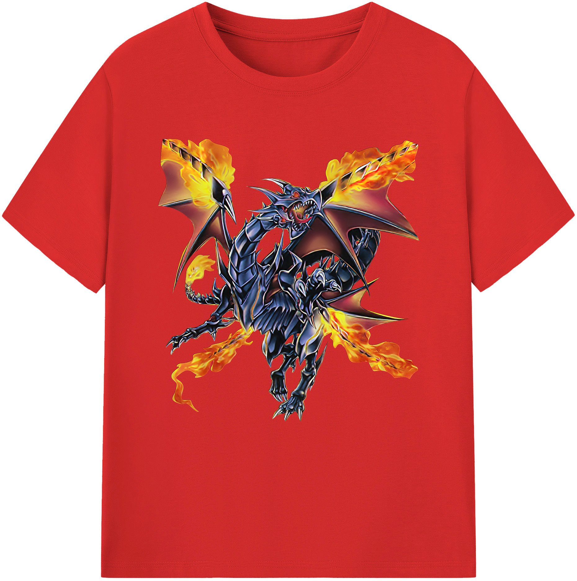 （画像用） 遊☆戯☆王 Yu-Gi-Oh! レディースカジュアルプリントTシャツ（綿100％）