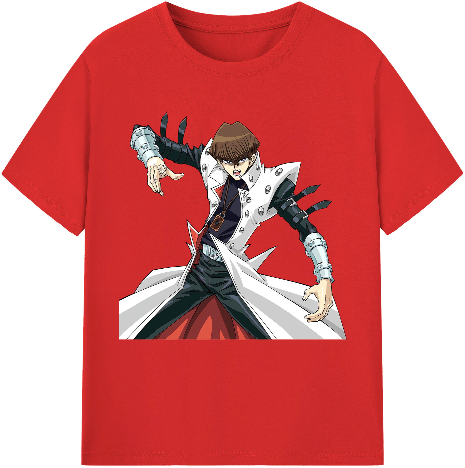 （画像用） 遊☆戯☆王 Yu-Gi-Oh! レディースカジュアルプリントTシャツ（綿100％）