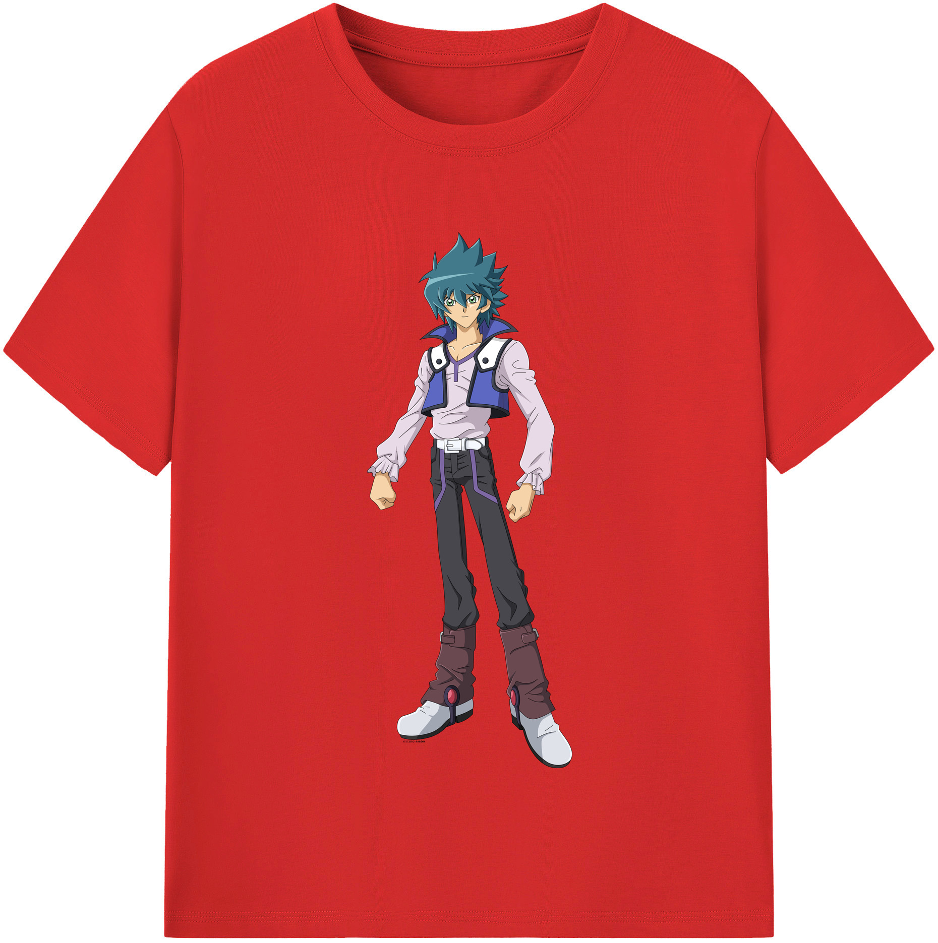 （画像用） 遊☆戯☆王 Yu-Gi-Oh! レディースカジュアルプリントTシャツ（綿100％）