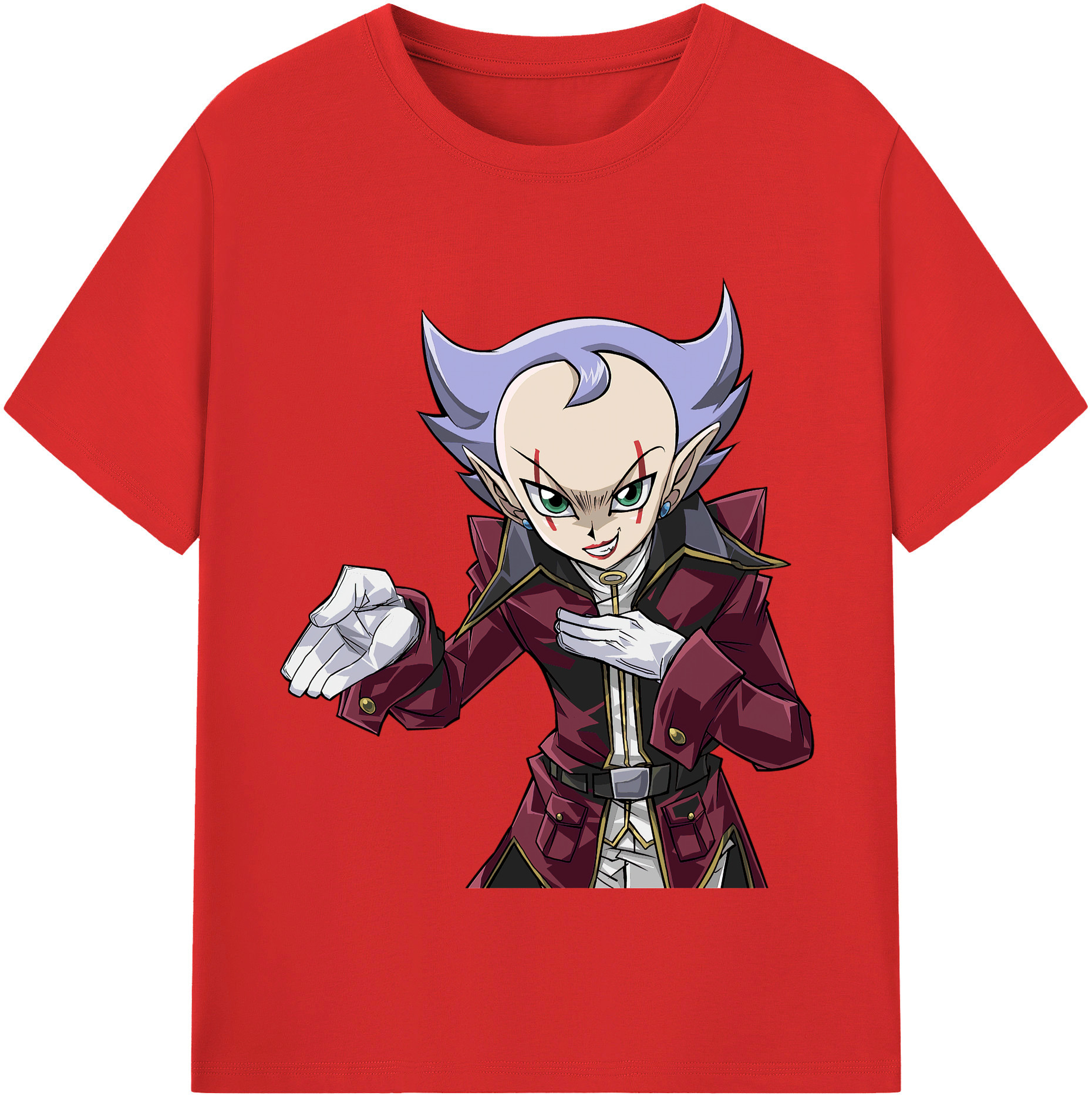 （画像用） 遊☆戯☆王 Yu-Gi-Oh! レディースカジュアルプリントTシャツ（綿100％）