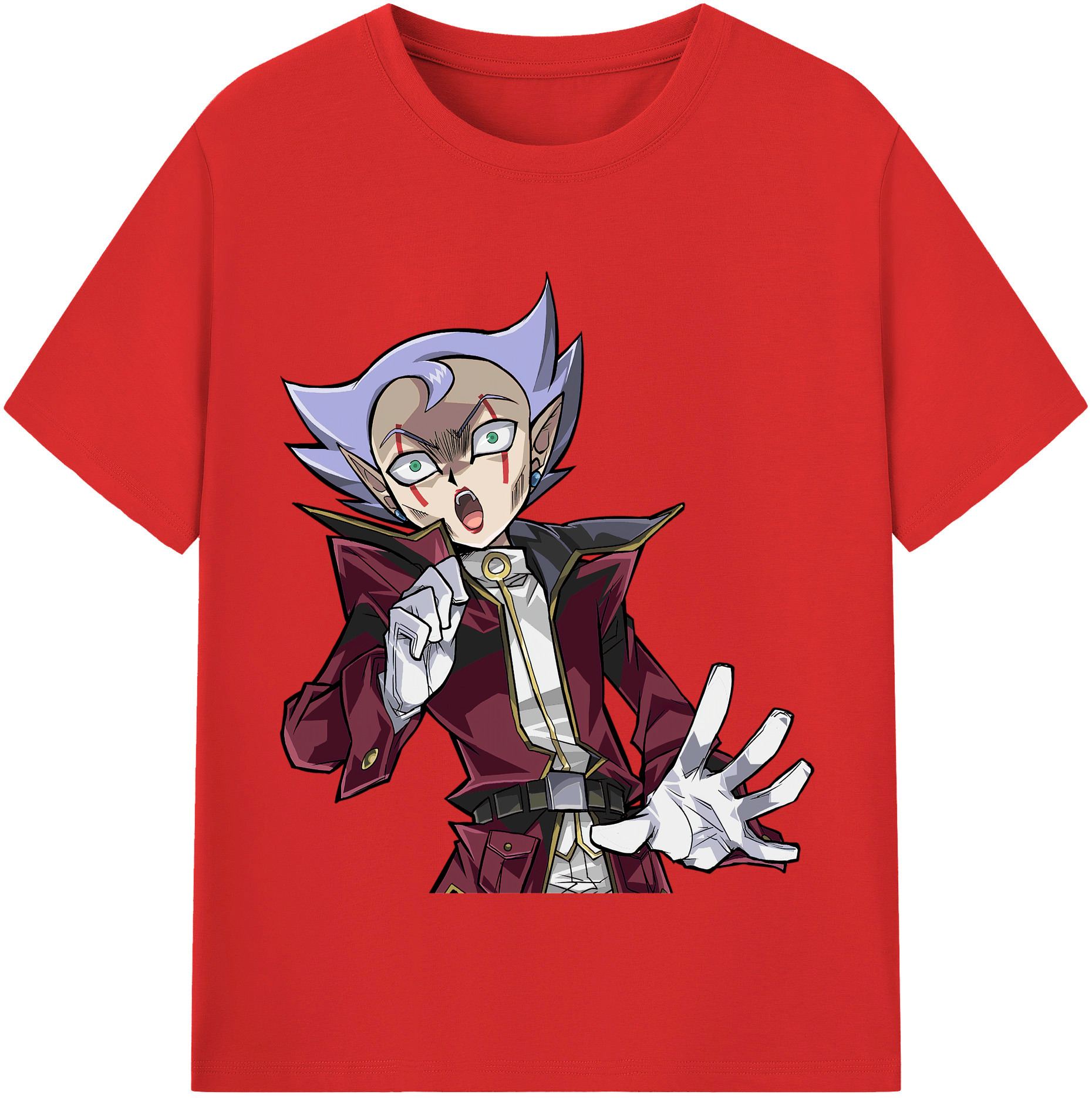 （画像用） 遊☆戯☆王 Yu-Gi-Oh! レディースカジュアルプリントTシャツ（綿100％）