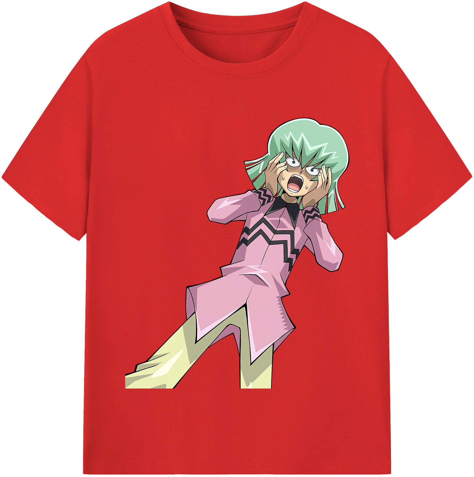 （画像用） 遊☆戯☆王 Yu-Gi-Oh! レディースカジュアルプリントTシャツ（綿100％）