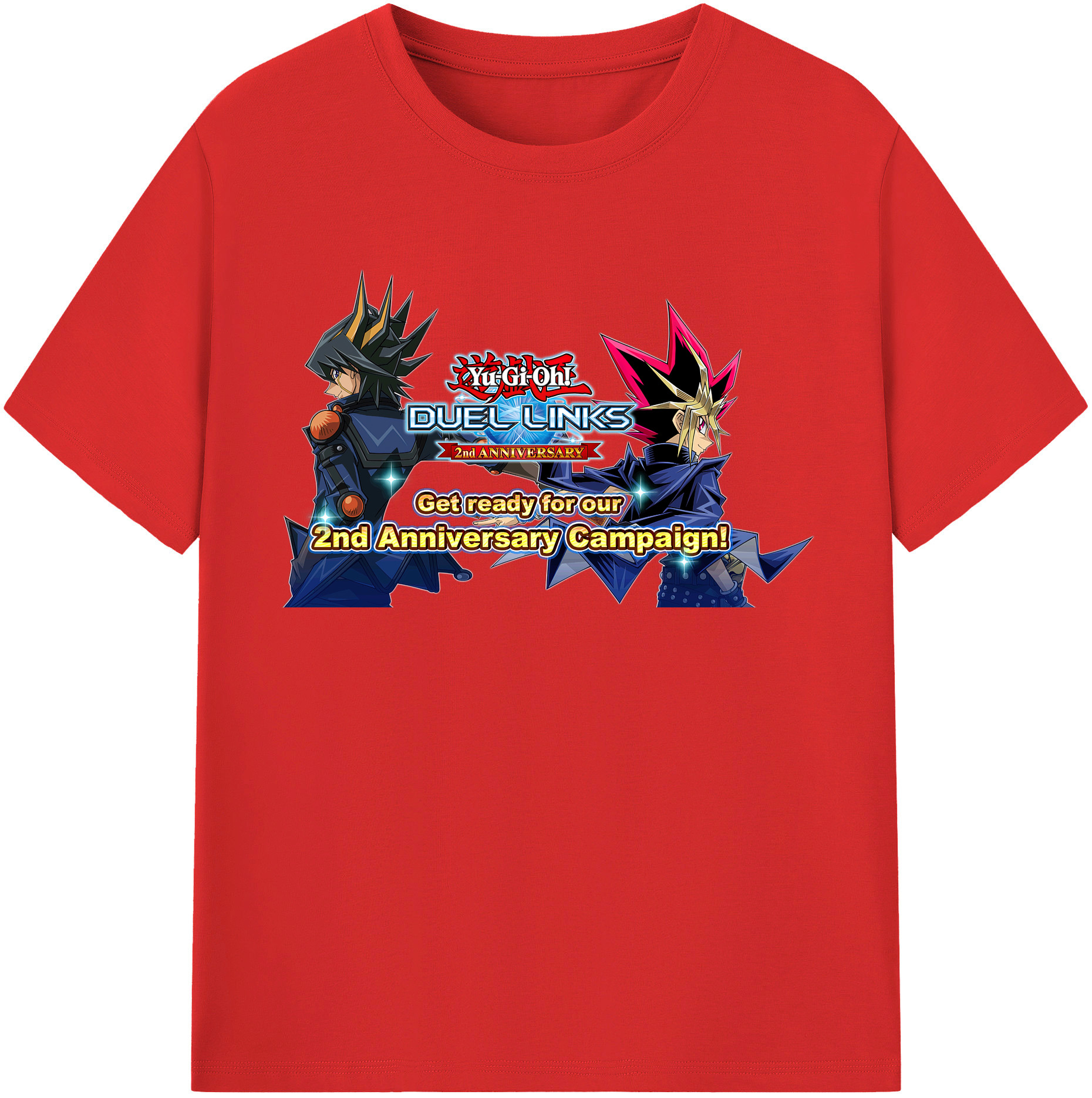 （画像用） 遊☆戯☆王 Yu-Gi-Oh! レディースカジュアルプリントTシャツ（綿100％）