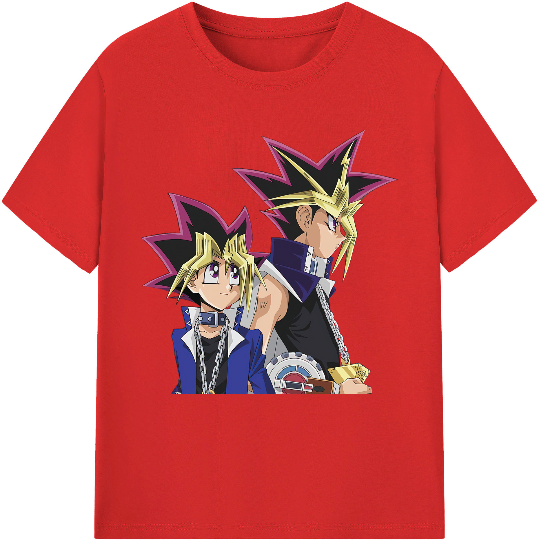 （画像用） 遊☆戯☆王 Yu-Gi-Oh! レディースカジュアルプリントTシャツ（綿100％）