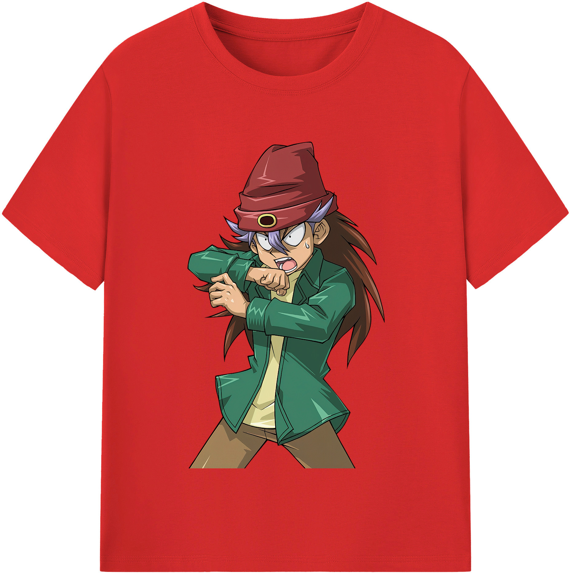 （画像用） 遊☆戯☆王 Yu-Gi-Oh! レディースカジュアルプリントTシャツ（綿100％）