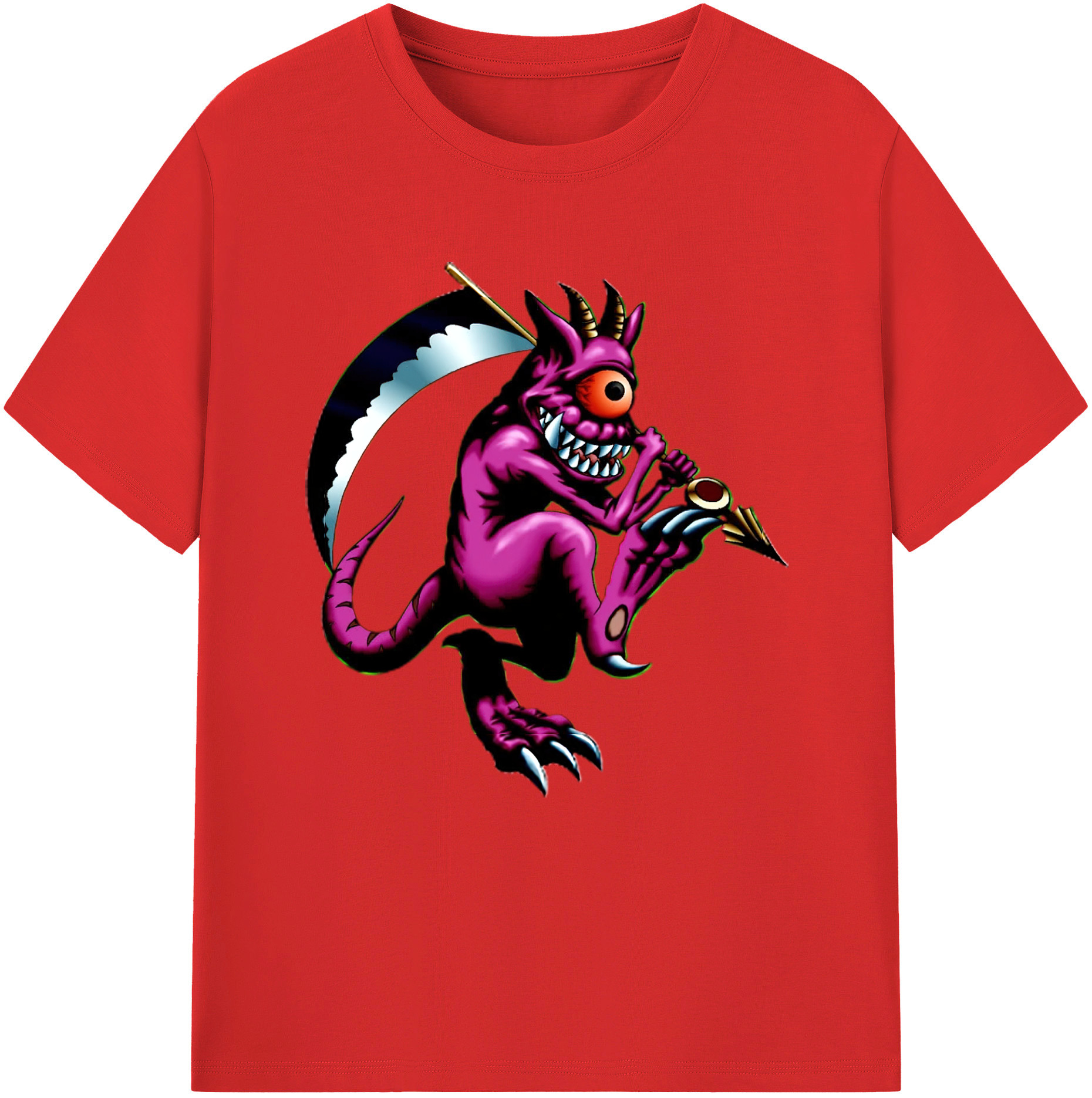 （画像用） 遊☆戯☆王 Yu-Gi-Oh! レディースカジュアルプリントTシャツ（綿100％）