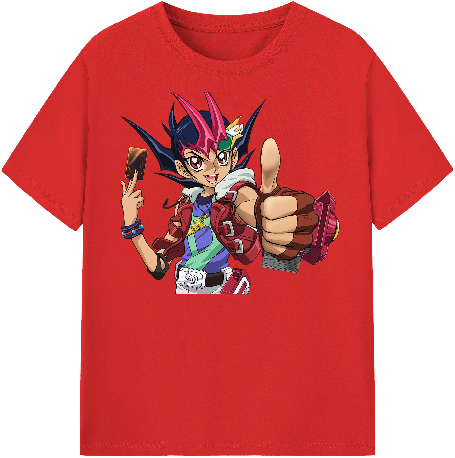 （画像用） 遊☆戯☆王 Yu-Gi-Oh! レディースカジュアルプリントTシャツ（綿100％）