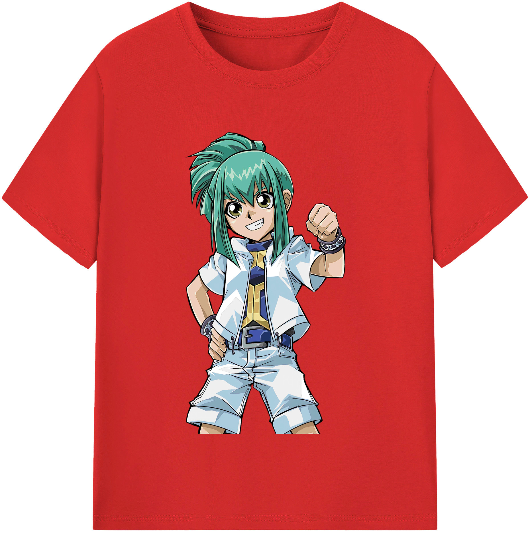 （画像用） 遊☆戯☆王 Yu-Gi-Oh! レディースカジュアルプリントTシャツ（綿100％）