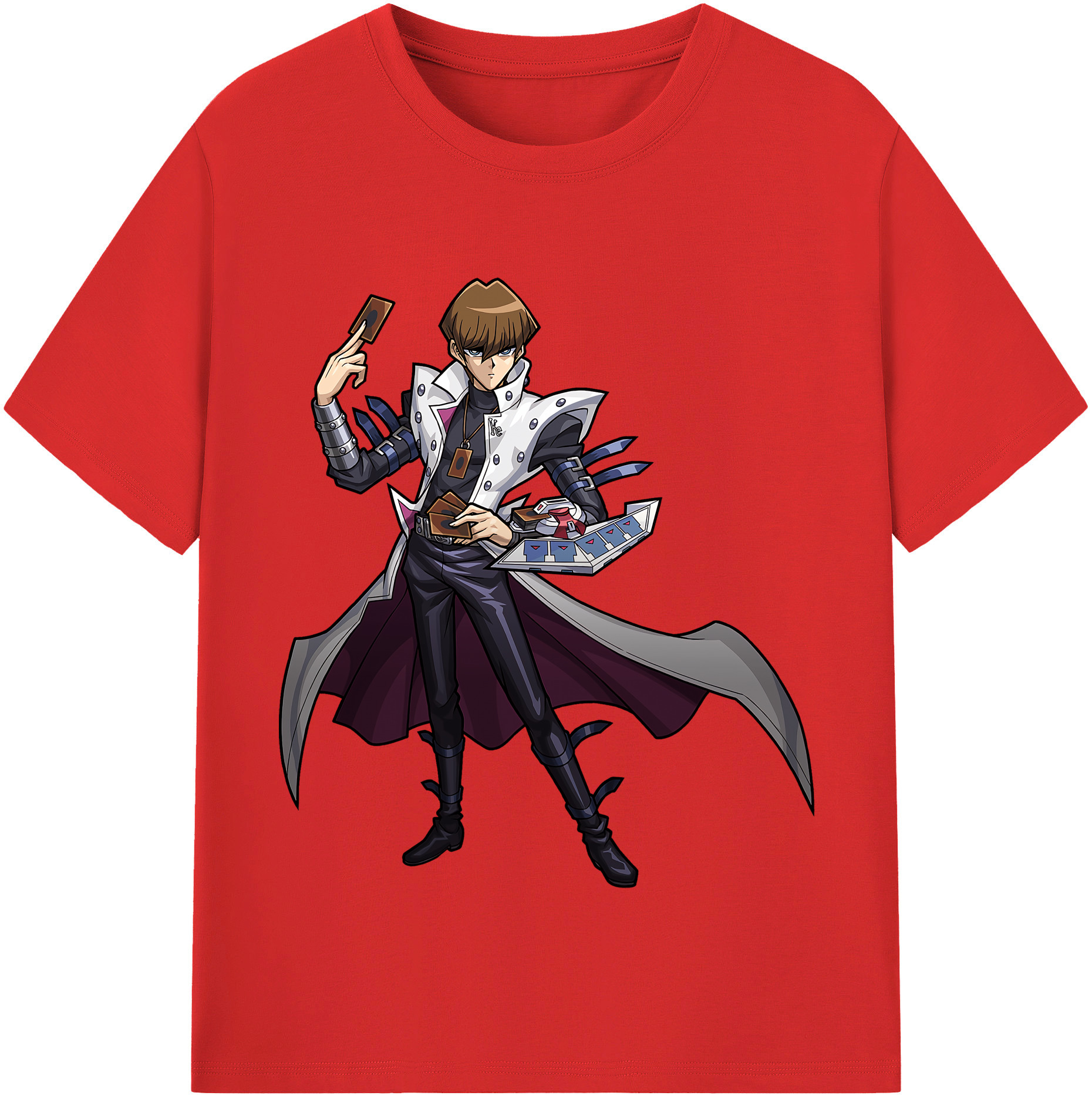 （画像用） 遊☆戯☆王 Yu-Gi-Oh! レディースカジュアルプリントTシャツ（綿100％）