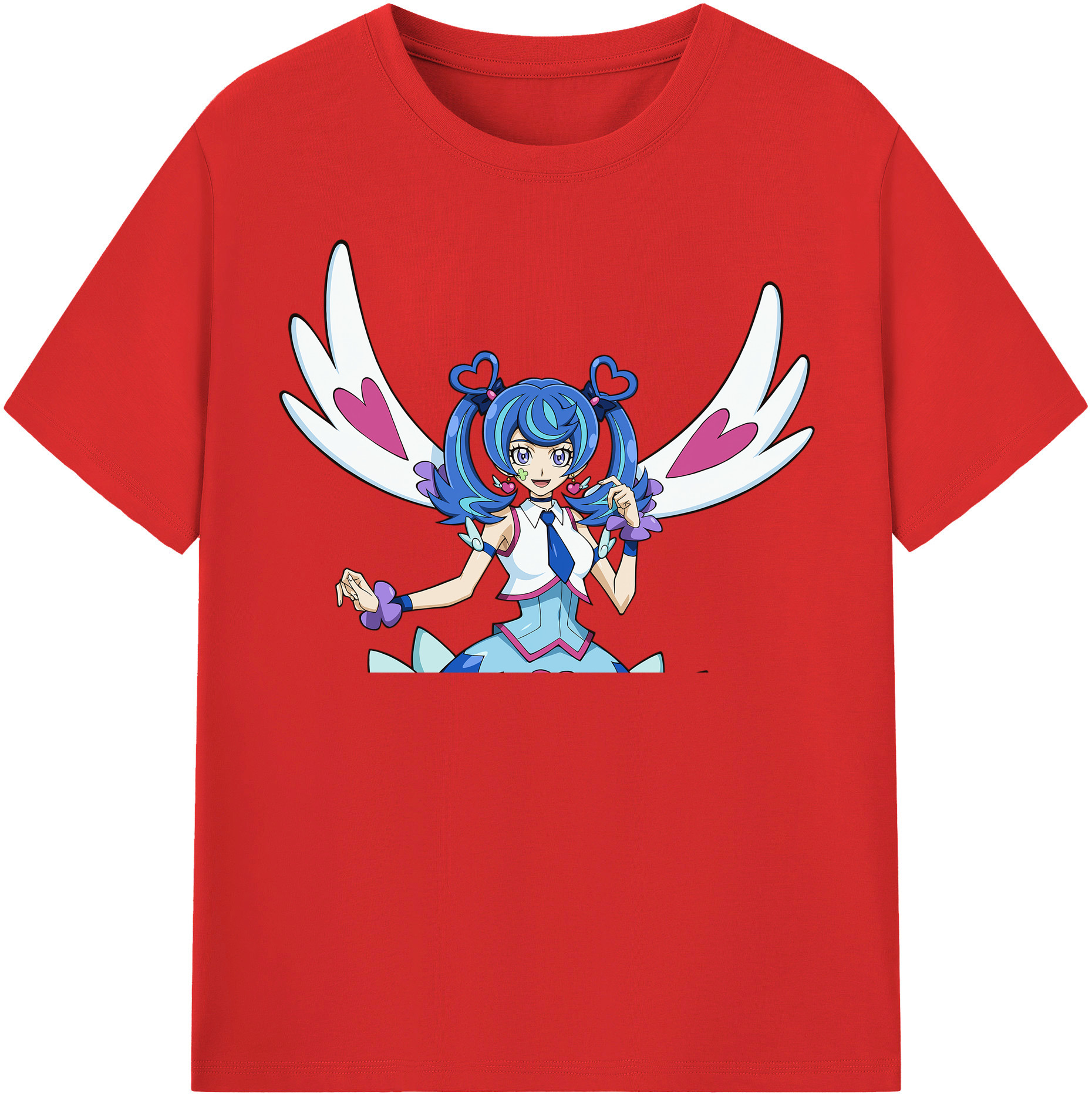 （画像用） 遊☆戯☆王 Yu-Gi-Oh! レディースカジュアルプリントTシャツ（綿100％）