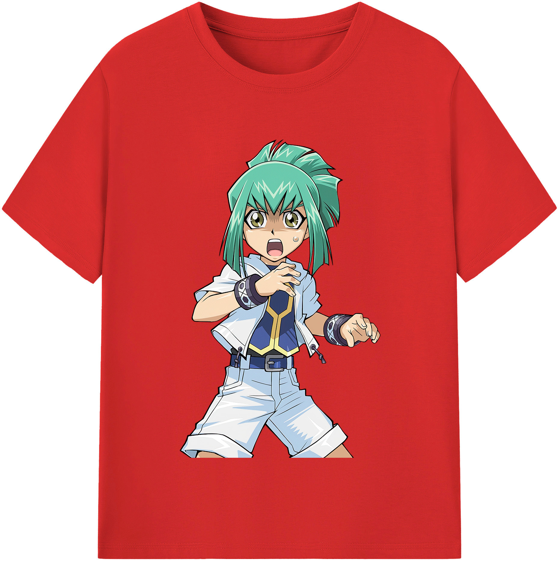 （画像用） 遊☆戯☆王 Yu-Gi-Oh! レディースカジュアルプリントTシャツ（綿100％）