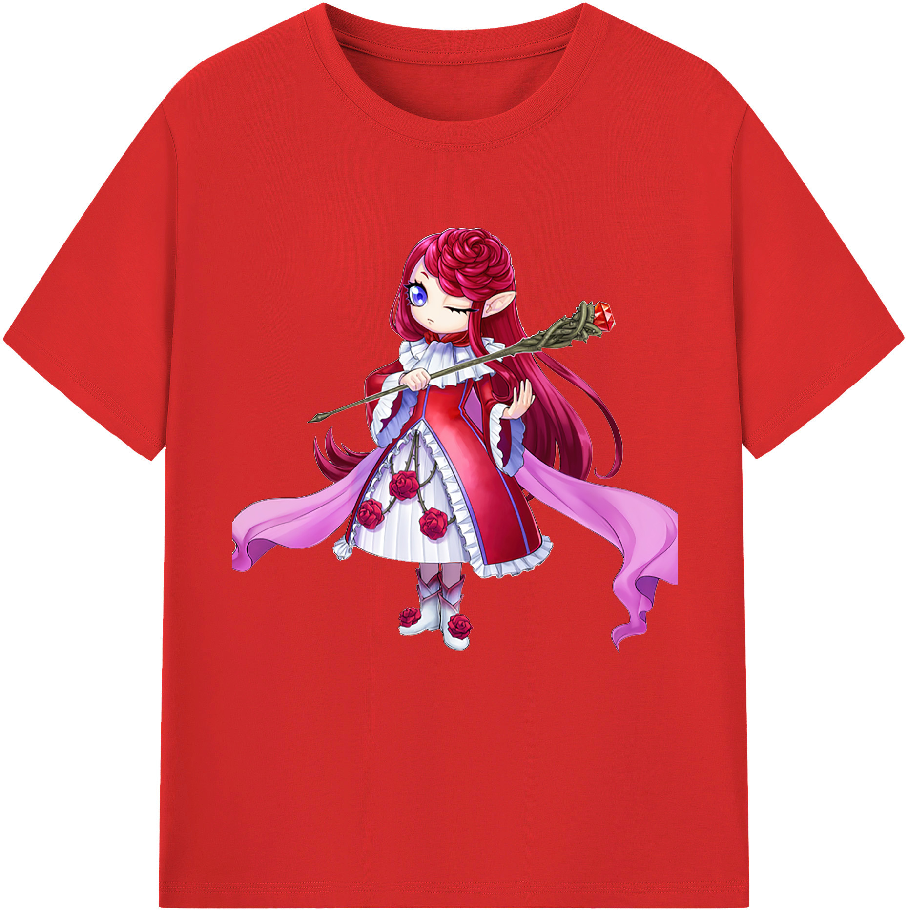 （画像用） 遊☆戯☆王 Yu-Gi-Oh! レディースカジュアルプリントTシャツ（綿100％）