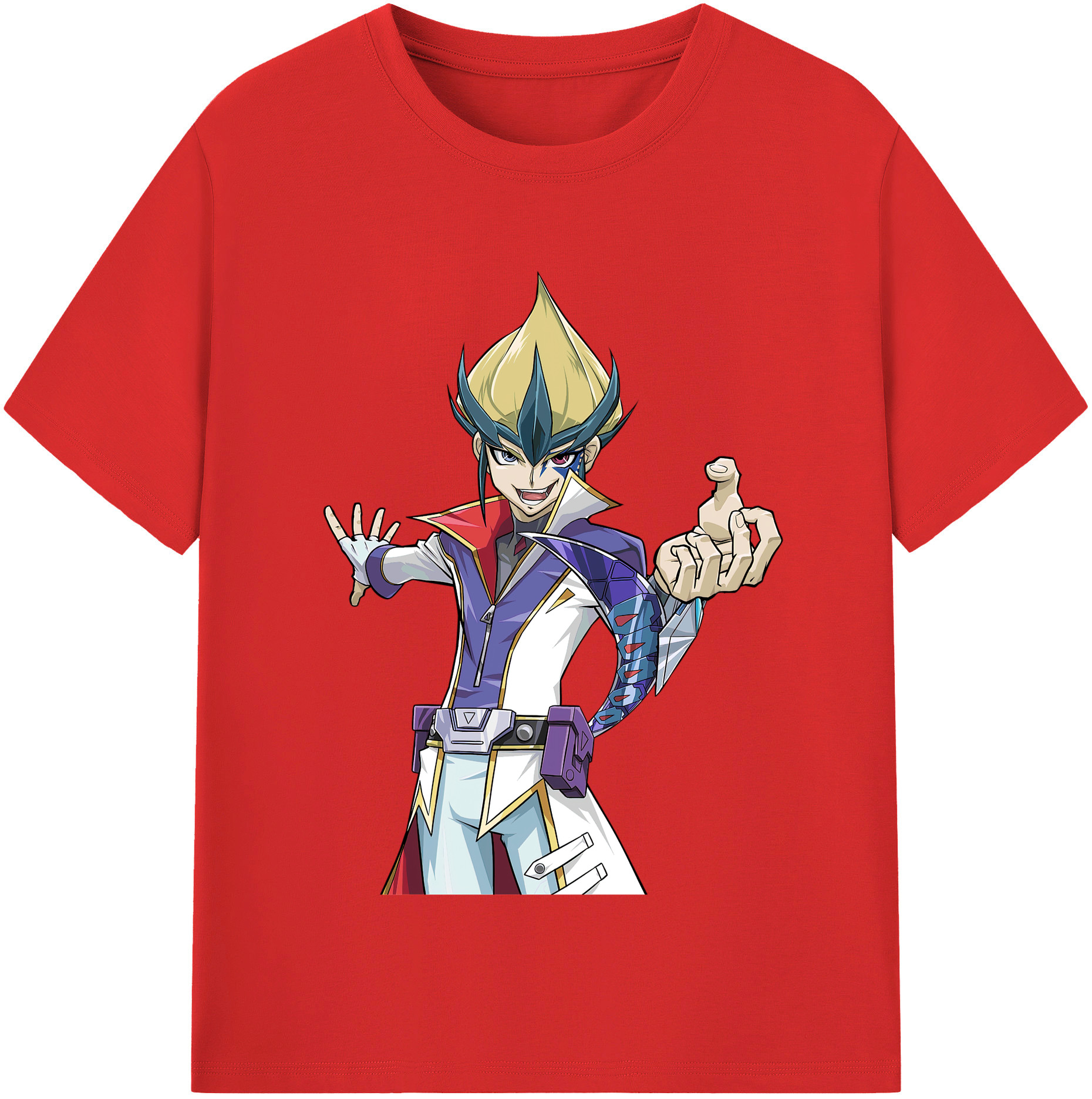 （画像用） 遊☆戯☆王 Yu-Gi-Oh! レディースカジュアルプリントTシャツ（綿100％）