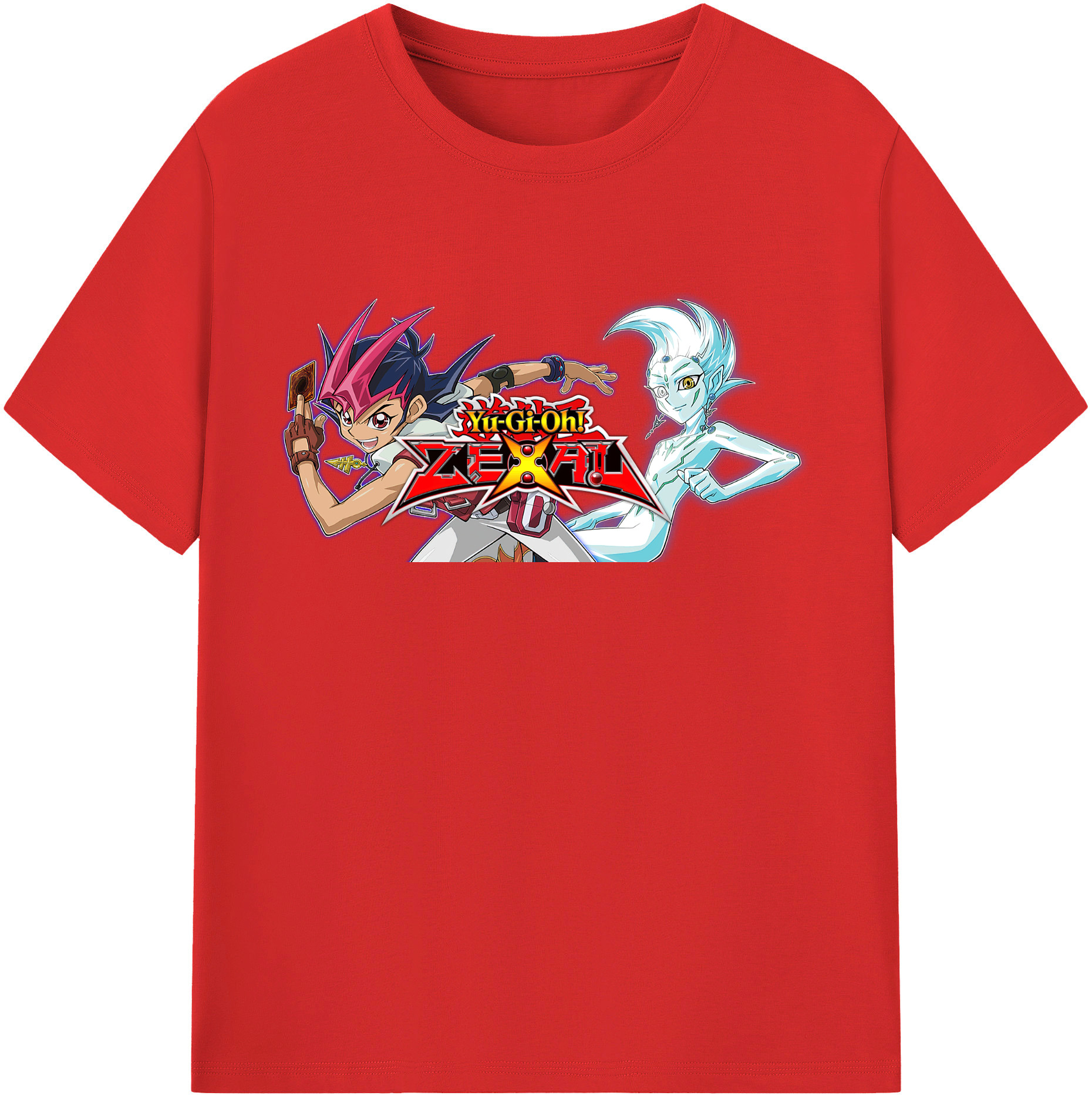 （画像用） 遊☆戯☆王 Yu-Gi-Oh! レディースカジュアルプリントTシャツ（綿100％）