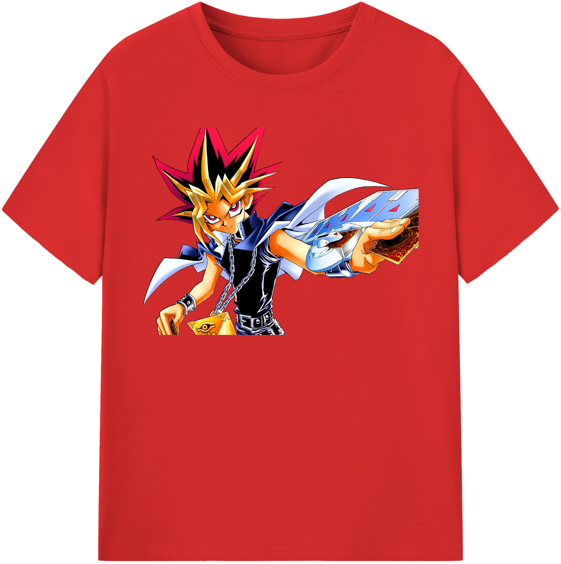 （画像用） 遊☆戯☆王 Yu-Gi-Oh! レディースカジュアルプリントTシャツ（綿100％）
