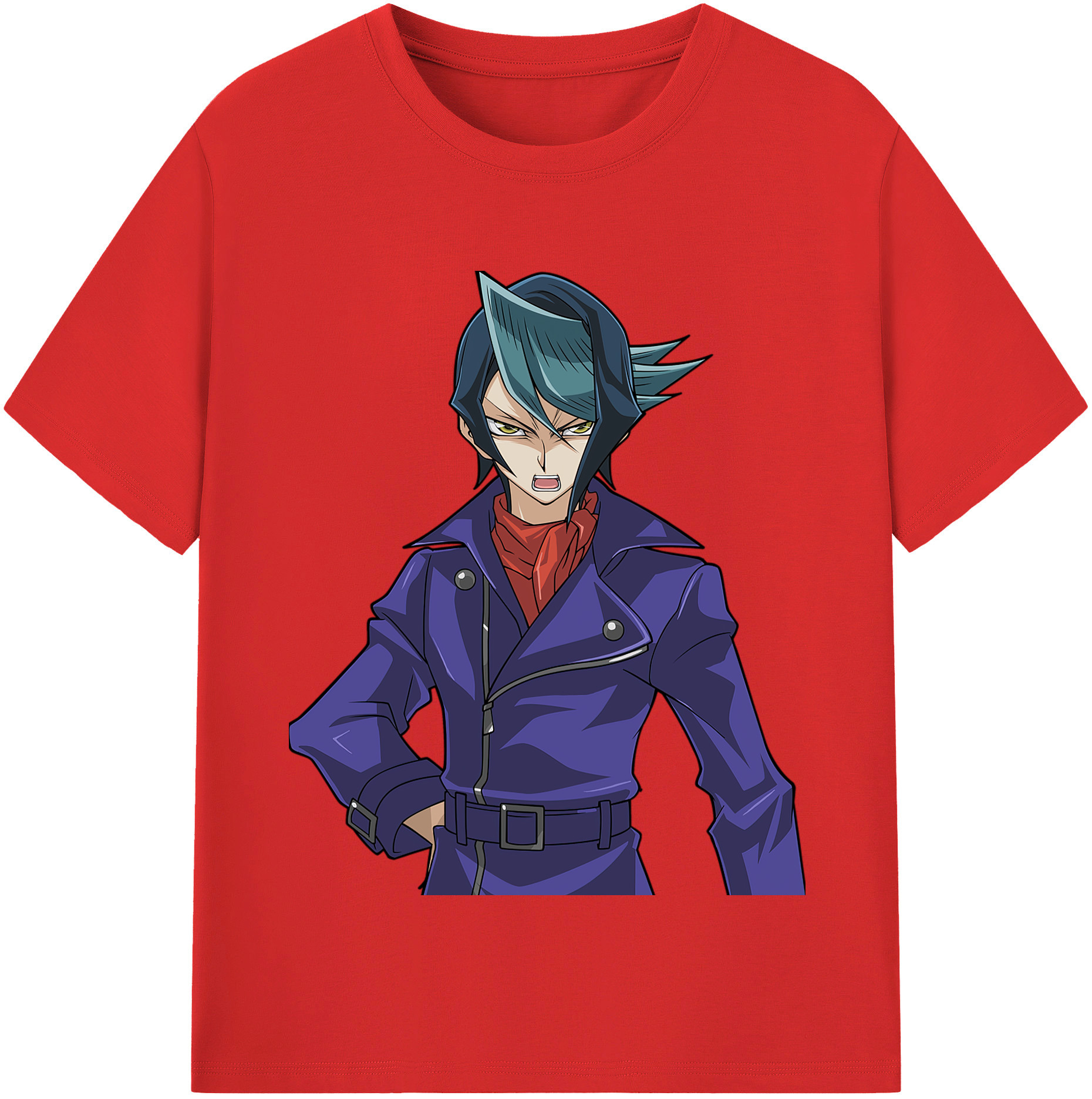 （画像用） 遊☆戯☆王 Yu-Gi-Oh! レディースカジュアルプリントTシャツ（綿100％）