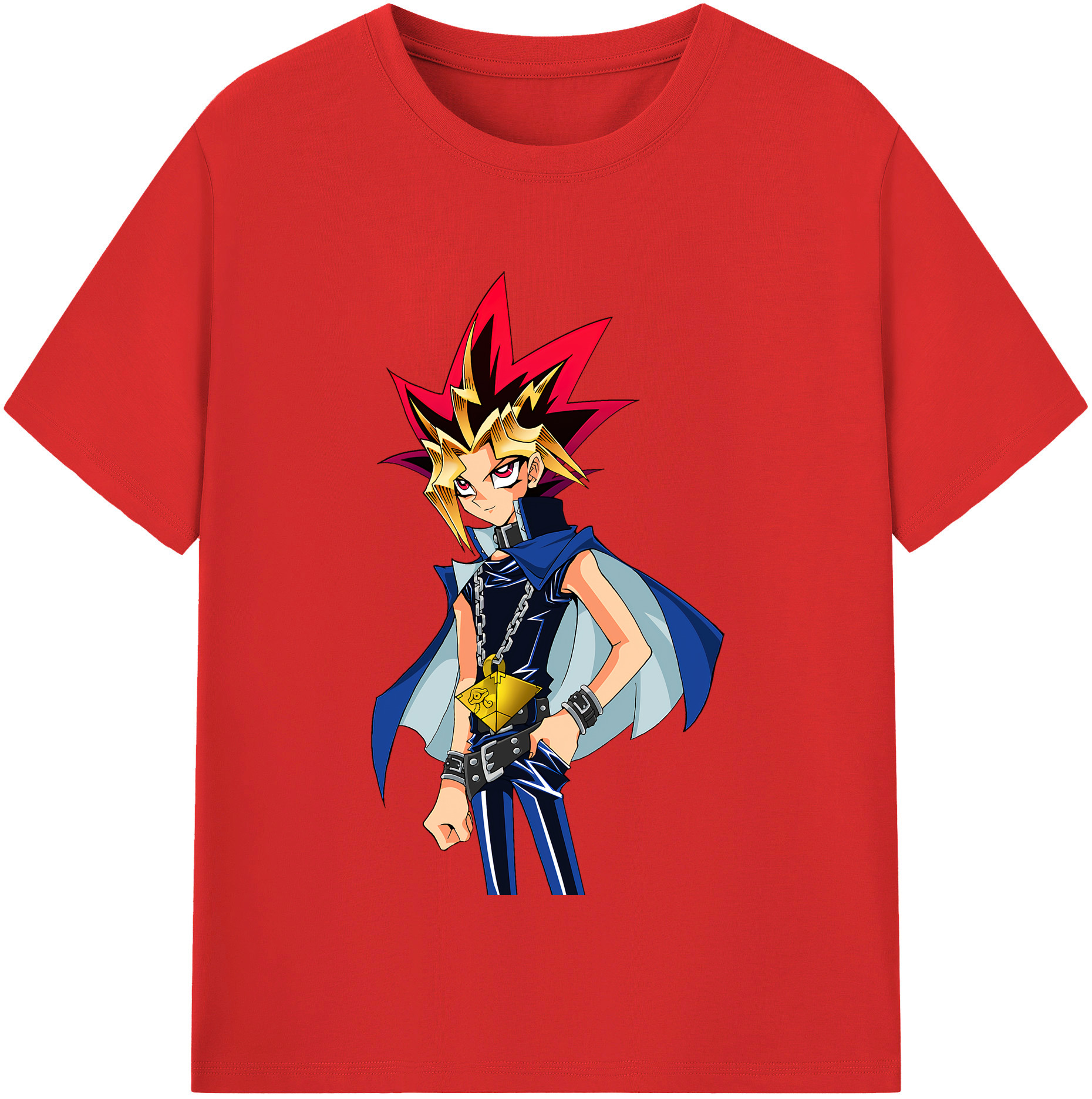 （画像用） 遊☆戯☆王 Yu-Gi-Oh! レディースカジュアルプリントTシャツ（綿100％）