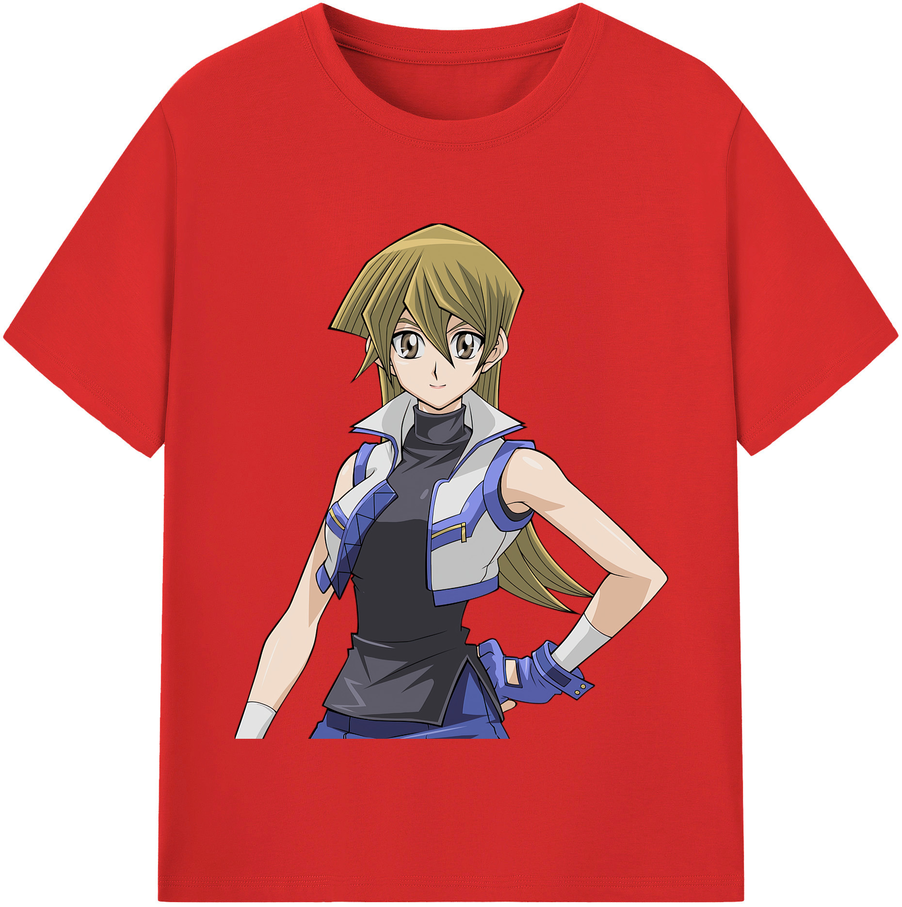 （画像用） 遊☆戯☆王 Yu-Gi-Oh! レディースカジュアルプリントTシャツ（綿100％）