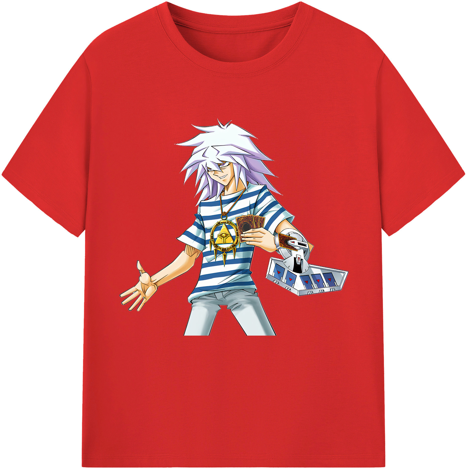 （画像用） 遊☆戯☆王 Yu-Gi-Oh! レディースカジュアルプリントTシャツ（綿100％）