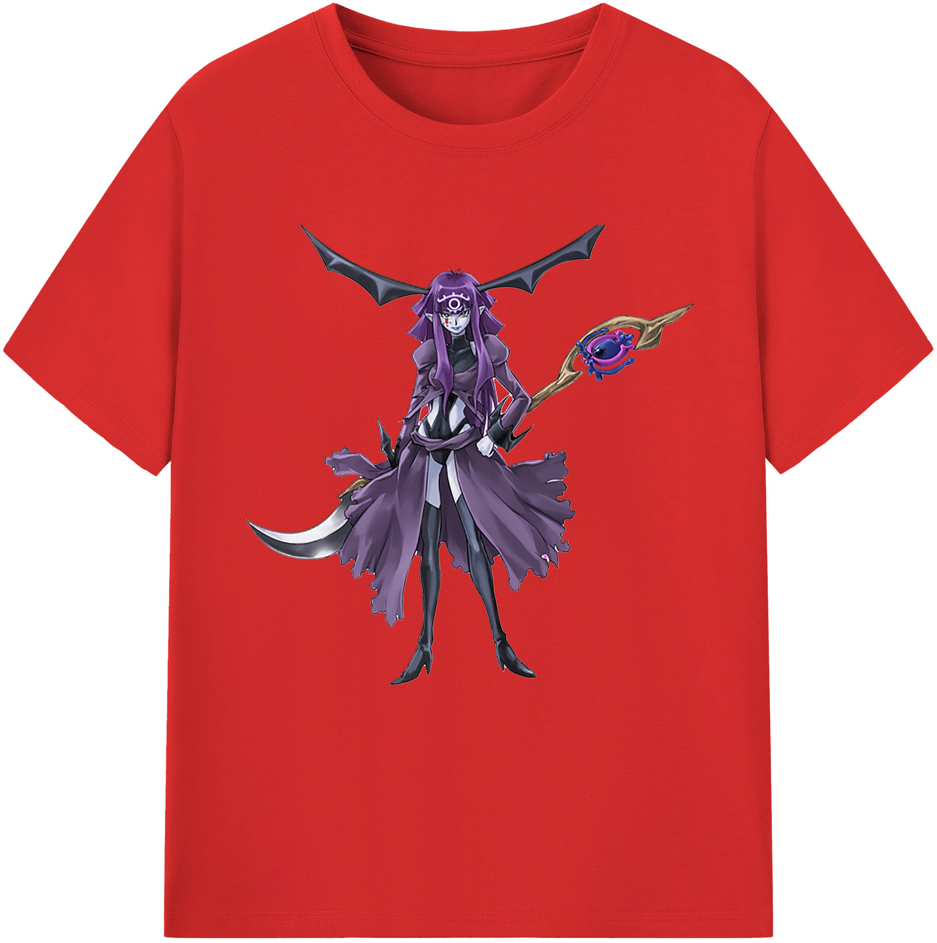 （画像用） 遊☆戯☆王 Yu-Gi-Oh! レディースカジュアルプリントTシャツ（綿100％）
