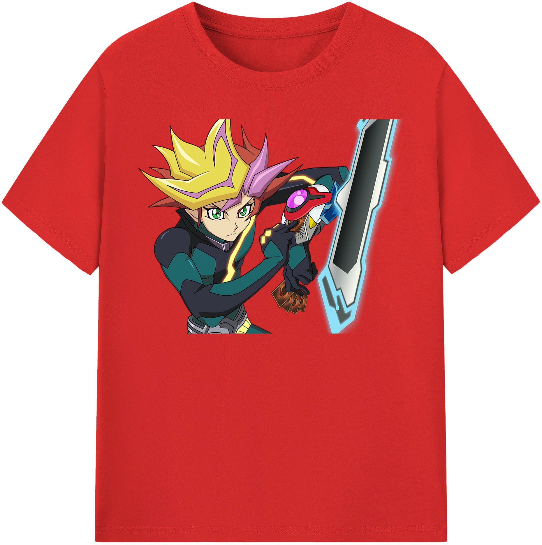 （画像用） 遊☆戯☆王 Yu-Gi-Oh! レディースカジュアルプリントTシャツ（綿100％）