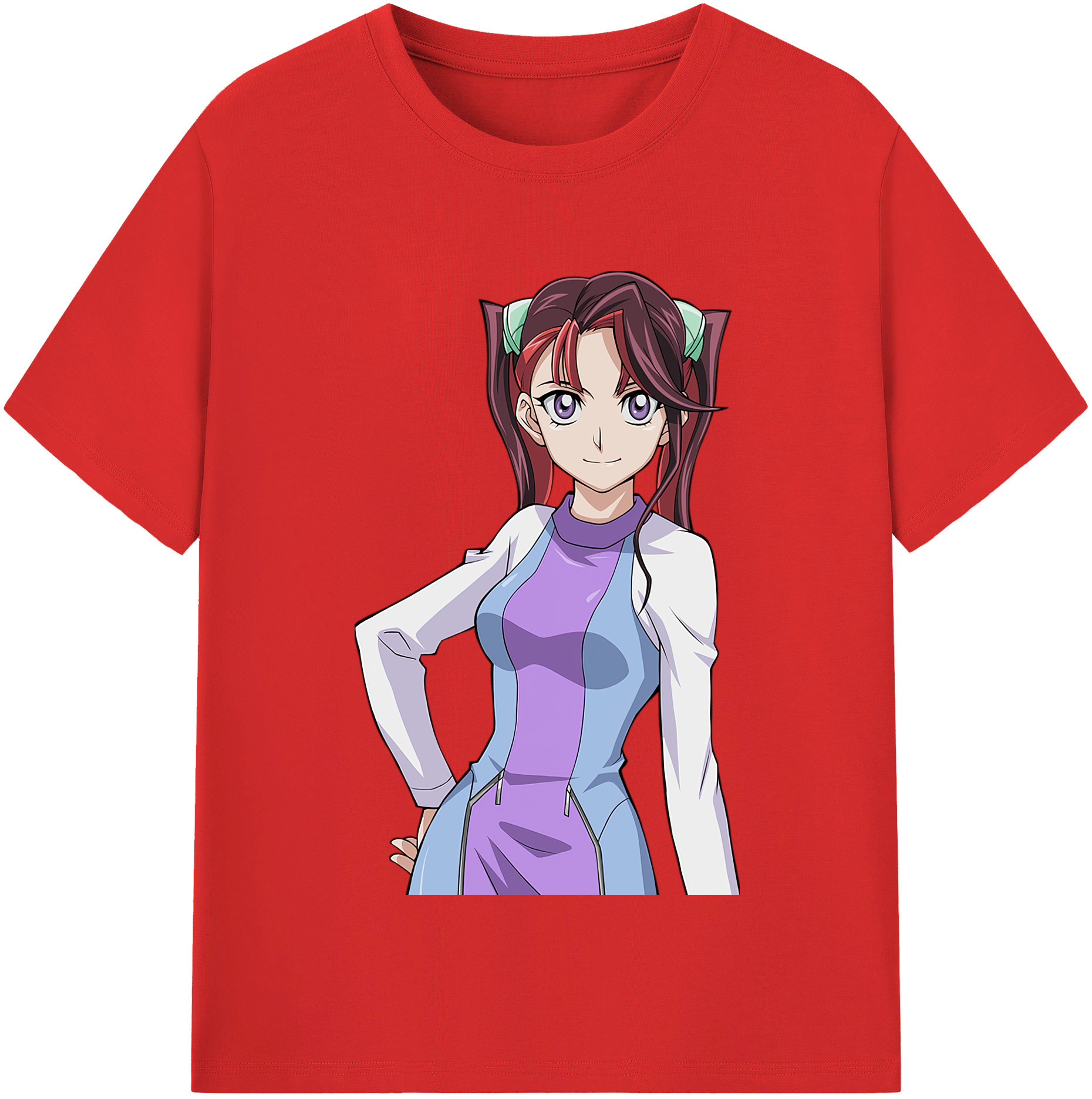 （画像用） 遊☆戯☆王 Yu-Gi-Oh! レディースカジュアルプリントTシャツ（綿100％）