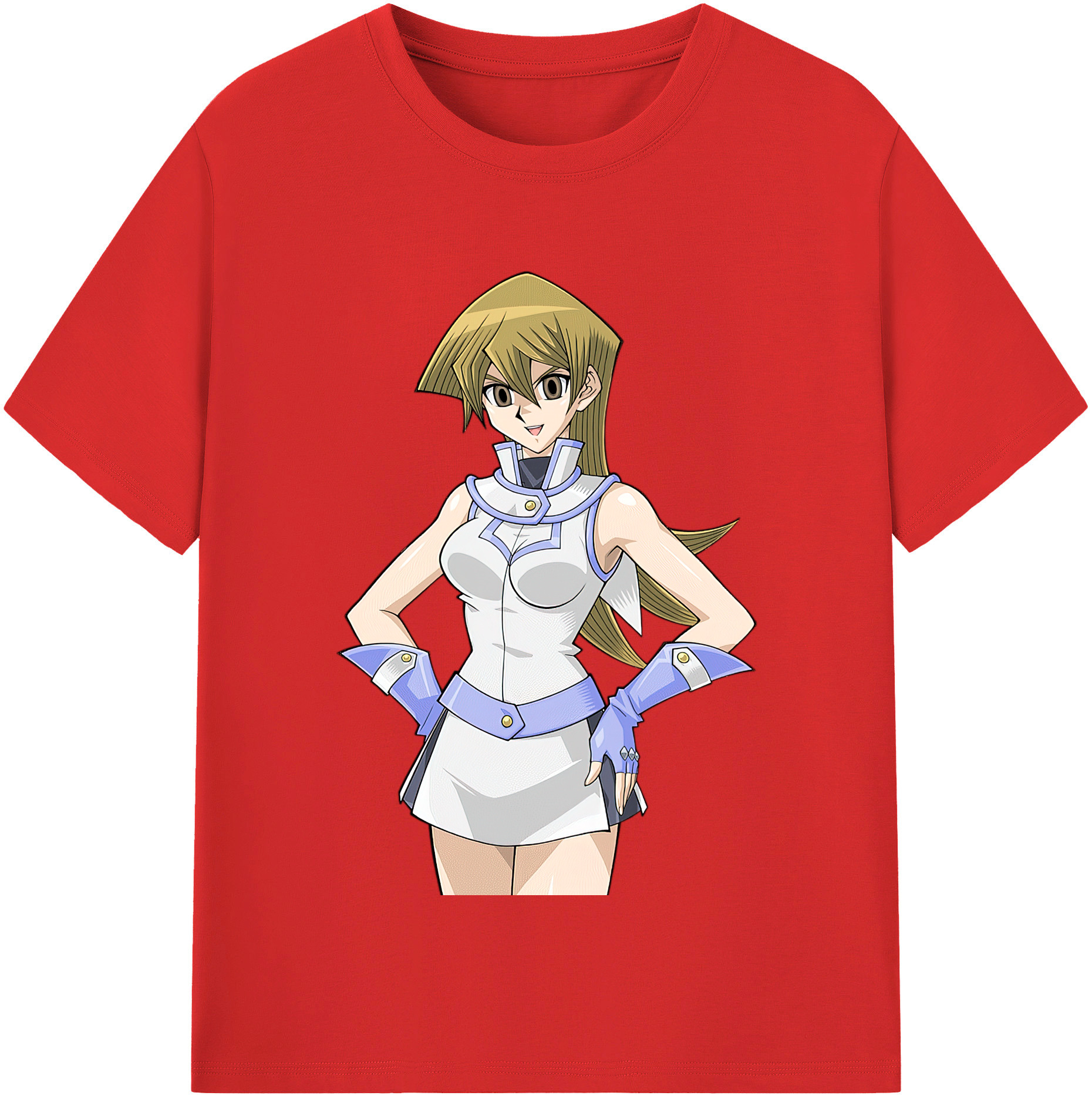 （画像用） 遊☆戯☆王 Yu-Gi-Oh! レディースカジュアルプリントTシャツ（綿100％）