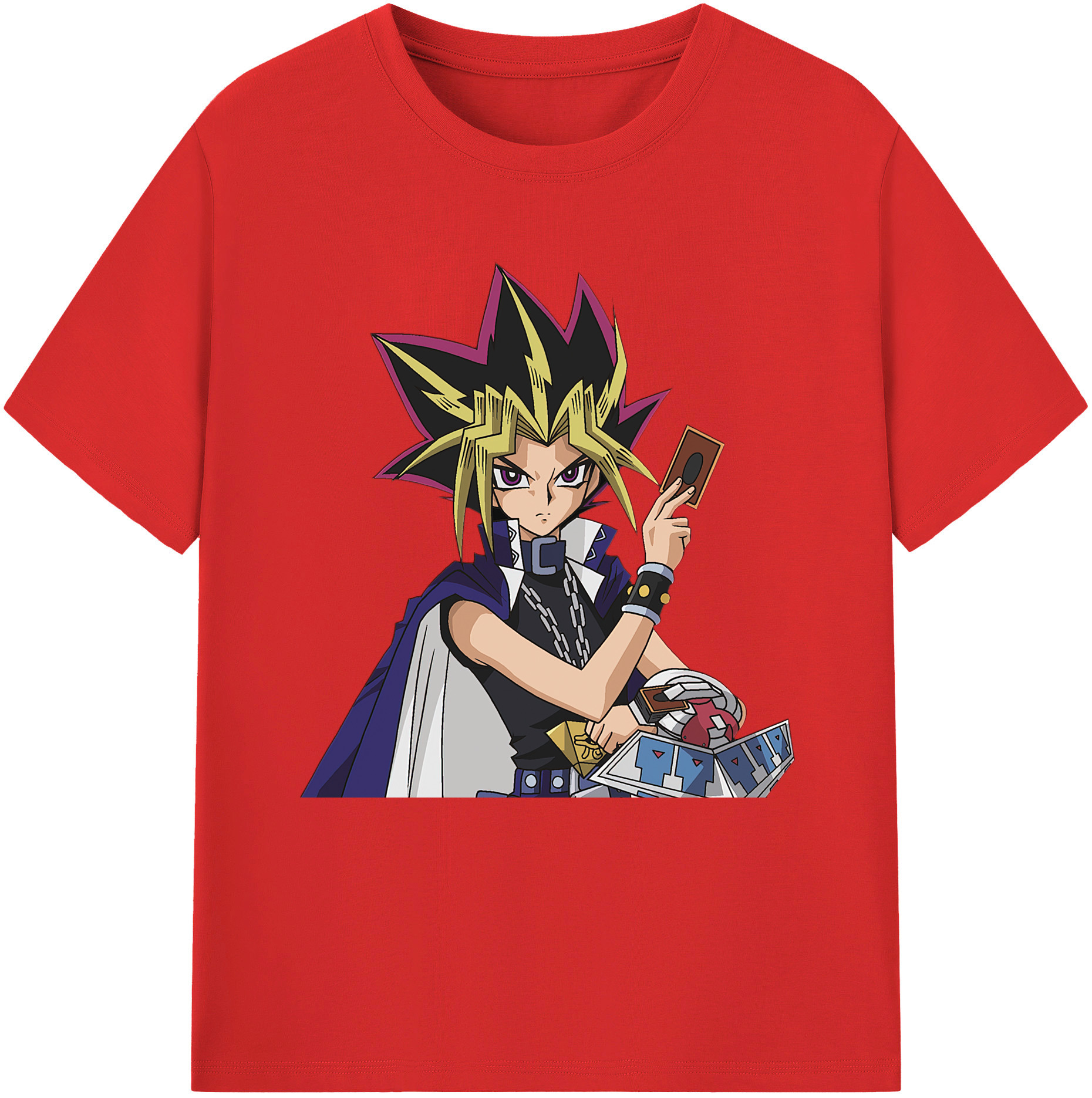 （画像用） 遊☆戯☆王 Yu-Gi-Oh! レディースカジュアルプリントTシャツ（綿100％）