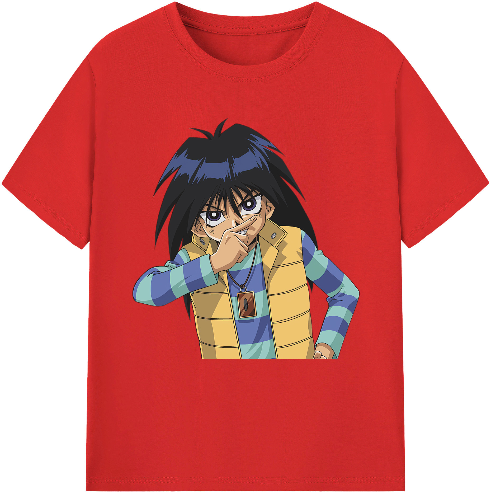 （画像用） 遊☆戯☆王 Yu-Gi-Oh! レディースカジュアルプリントTシャツ（綿100％）