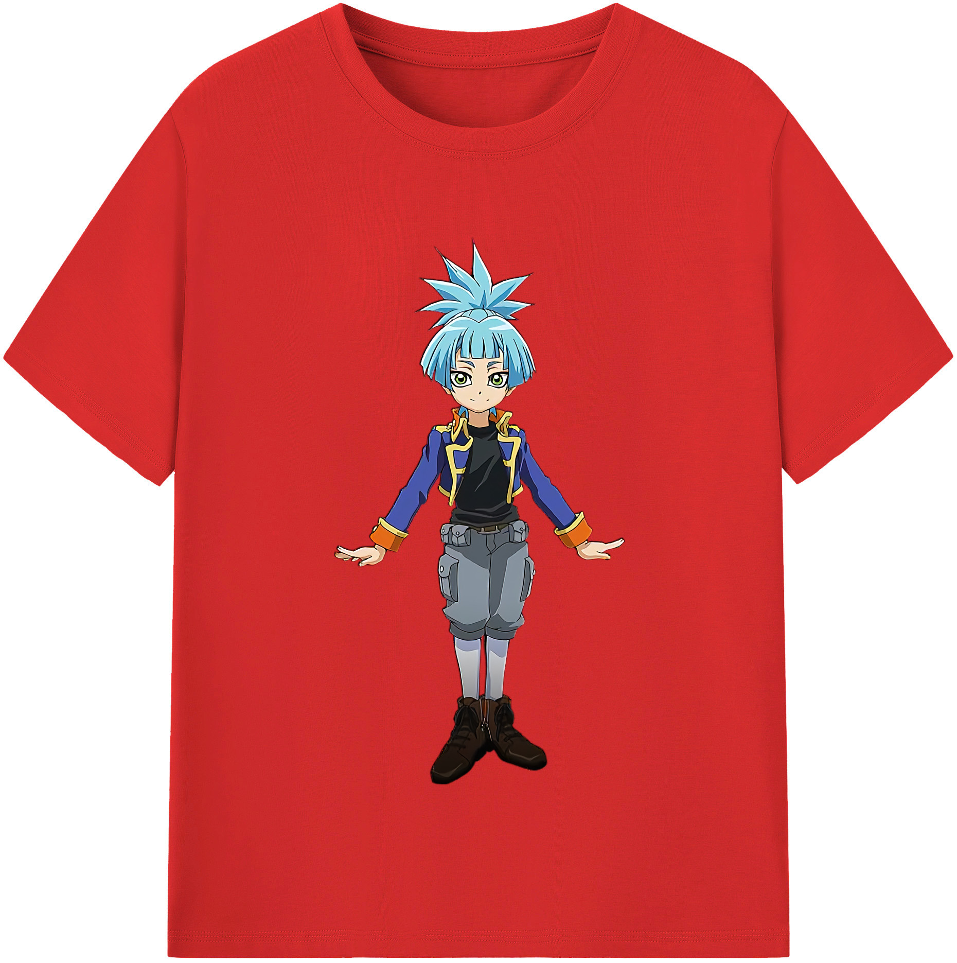 （画像用） 遊☆戯☆王 Yu-Gi-Oh! レディースカジュアルプリントTシャツ（綿100％）