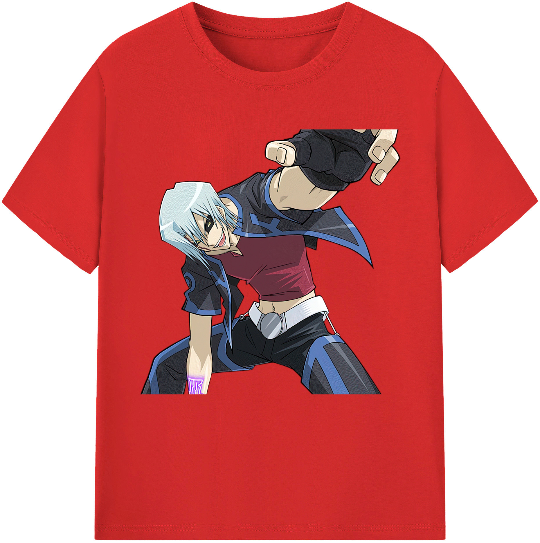 （画像用） 遊☆戯☆王 Yu-Gi-Oh! レディースカジュアルプリントTシャツ（綿100％）