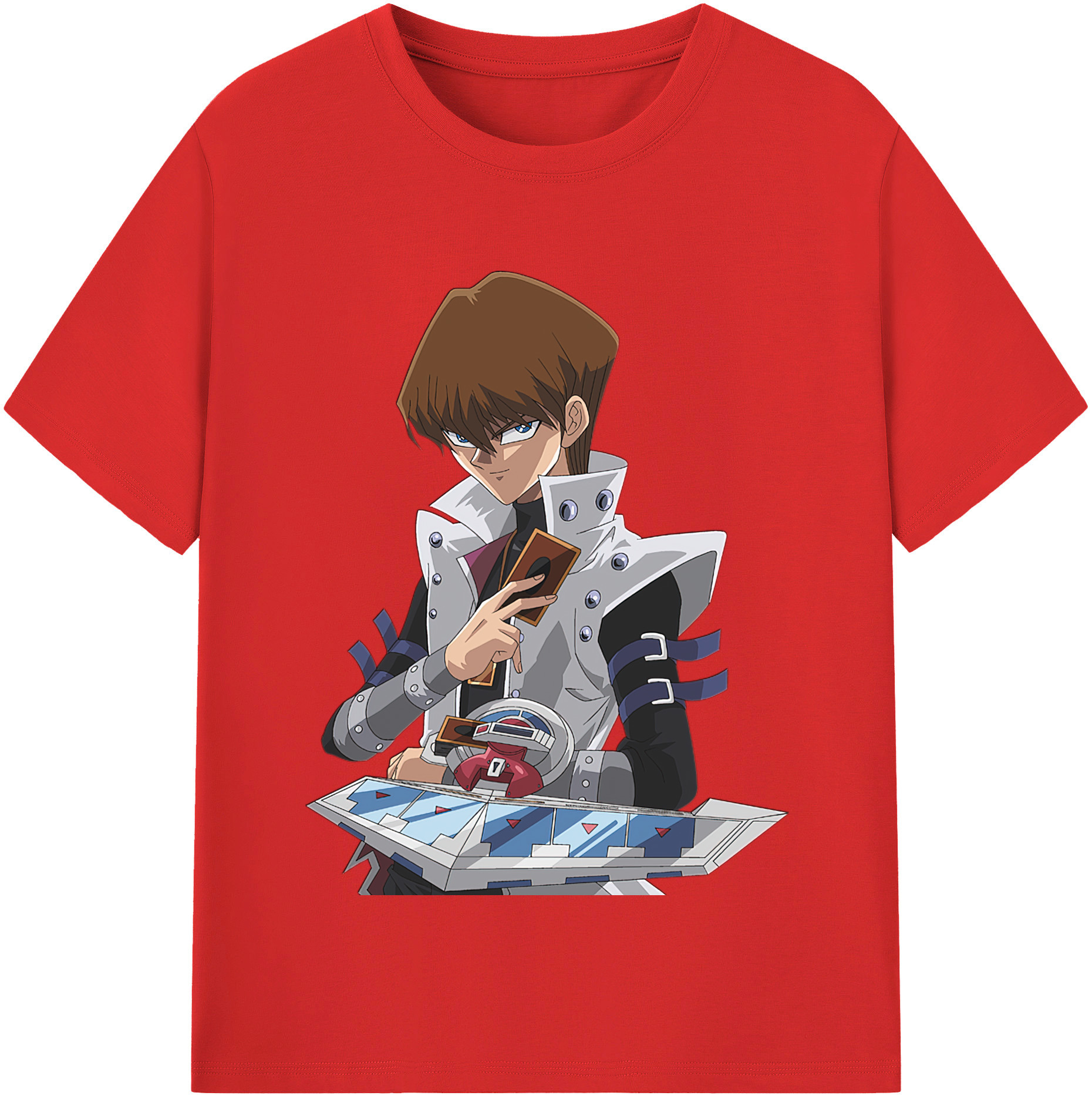 （画像用） 遊☆戯☆王 Yu-Gi-Oh! レディースカジュアルプリントTシャツ（綿100％）