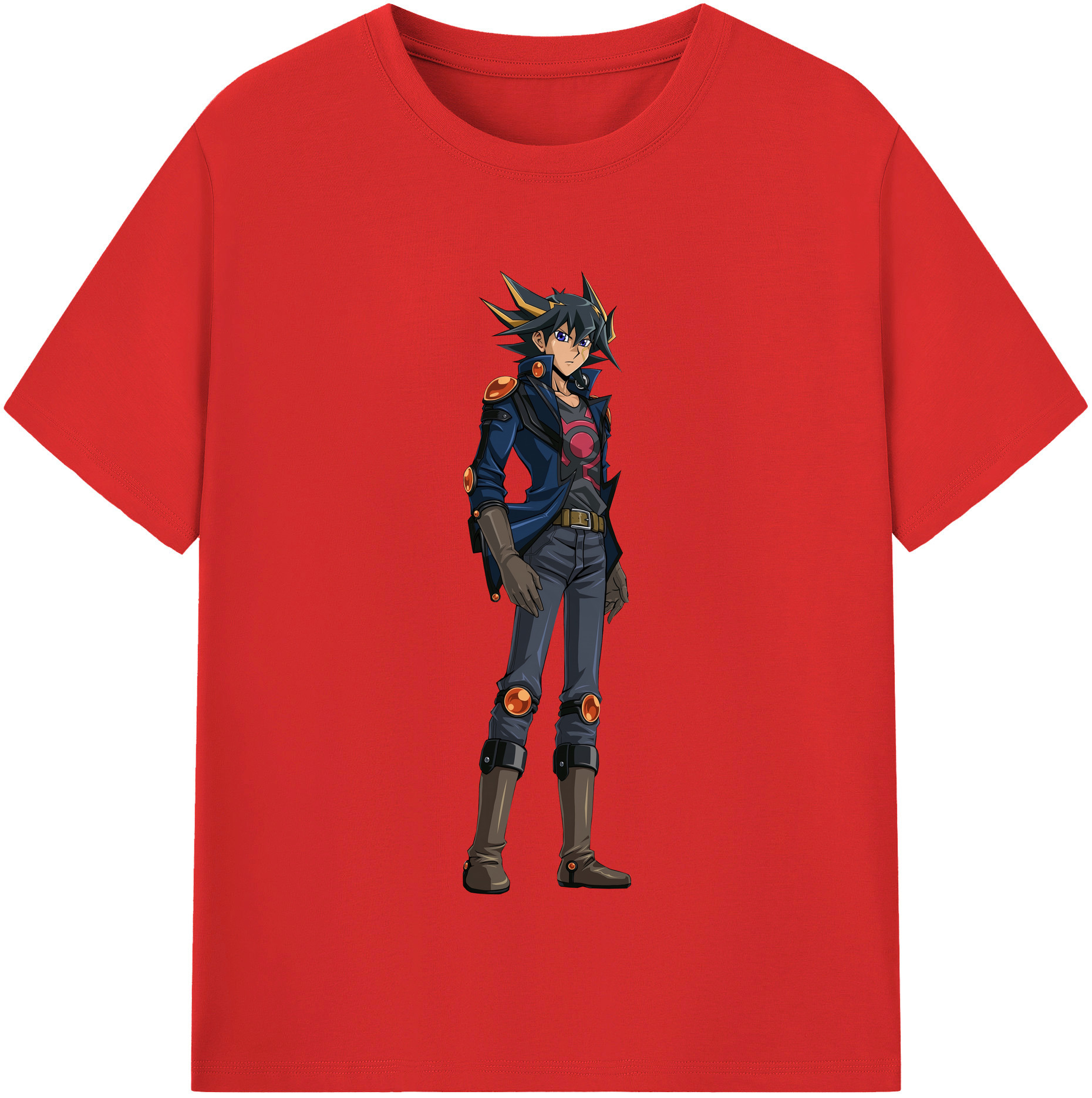 （画像用） 遊☆戯☆王 Yu-Gi-Oh! レディースカジュアルプリントTシャツ（綿100％）