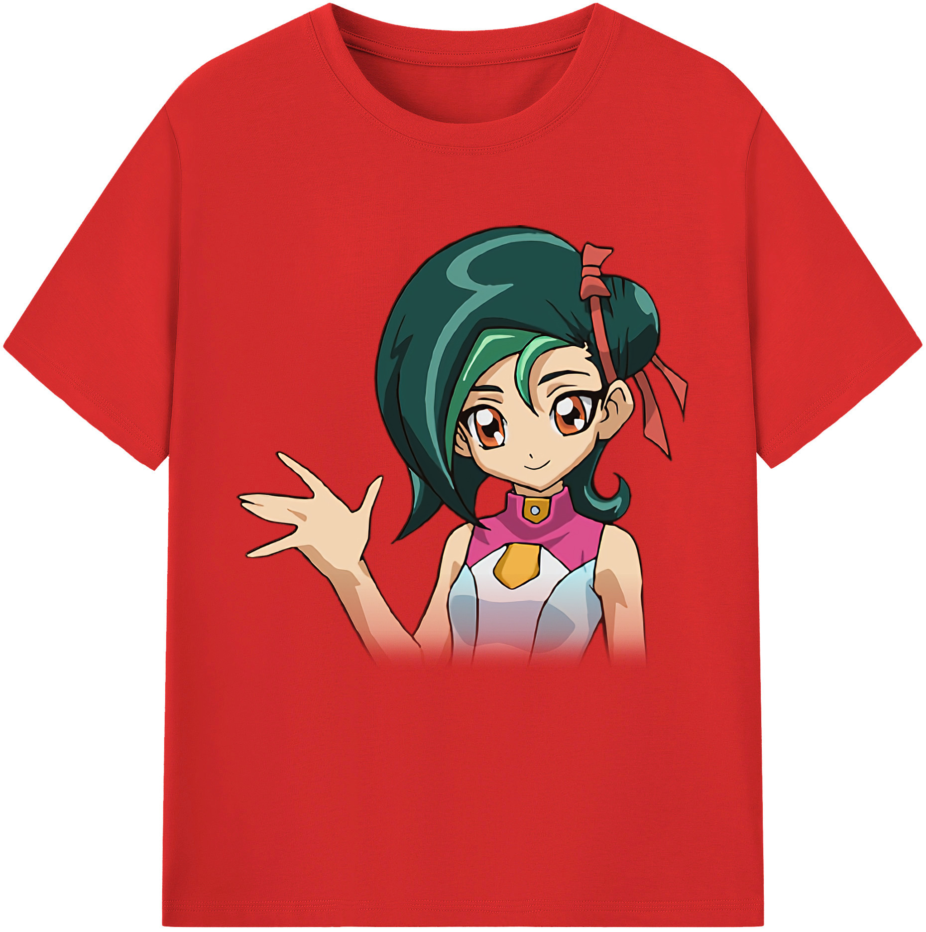 （画像用） 遊☆戯☆王 Yu-Gi-Oh! レディースカジュアルプリントTシャツ（綿100％）