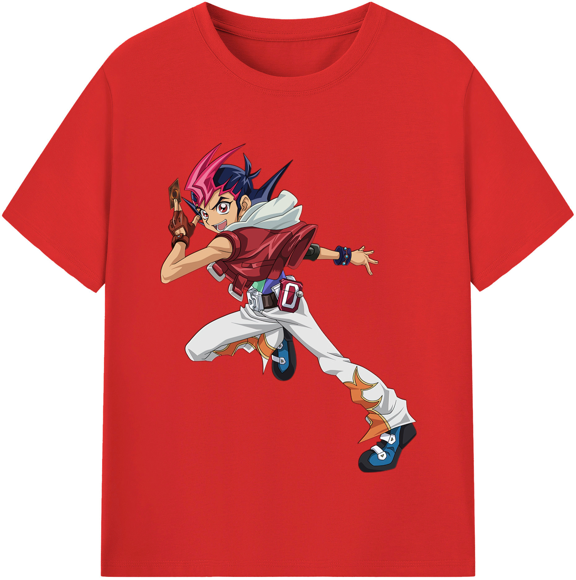 （画像用） 遊☆戯☆王 Yu-Gi-Oh! レディースカジュアルプリントTシャツ（綿100％）