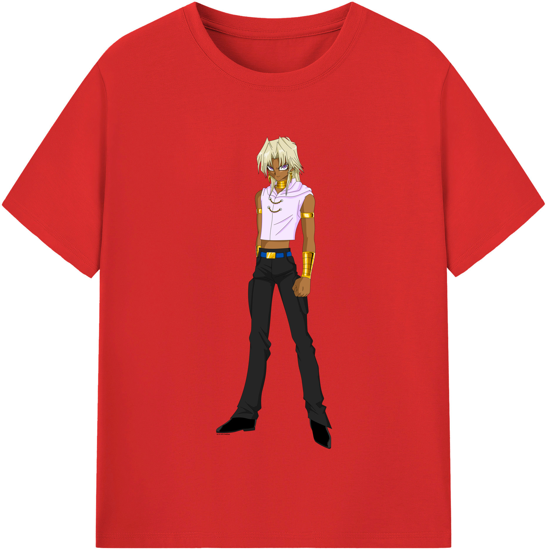 （画像用） 遊☆戯☆王 Yu-Gi-Oh! レディースカジュアルプリントTシャツ（綿100％）