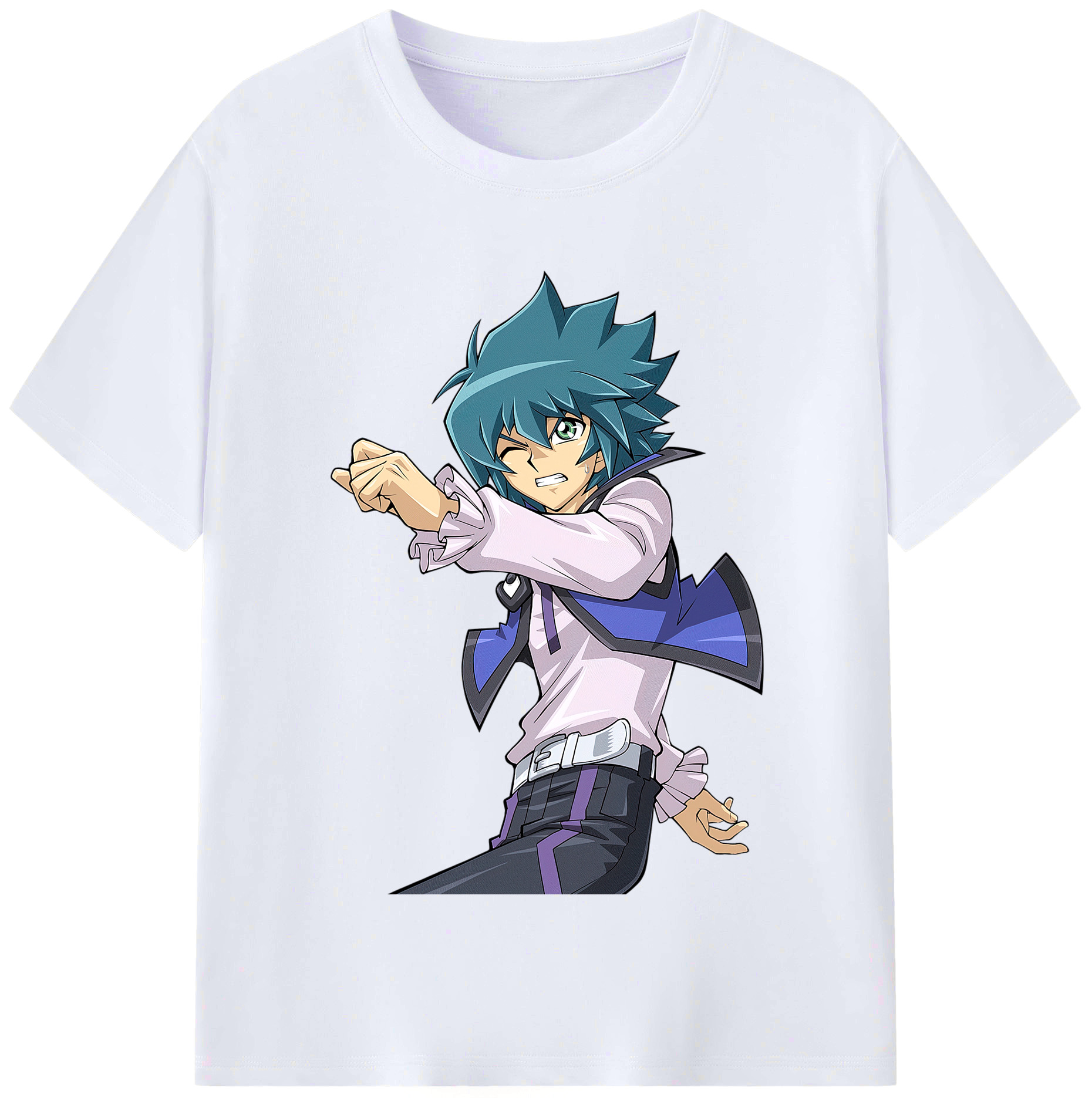 （画像用） 遊☆戯☆王 Yu-Gi-Oh! レディースカジュアルプリントTシャツ（綿100％）