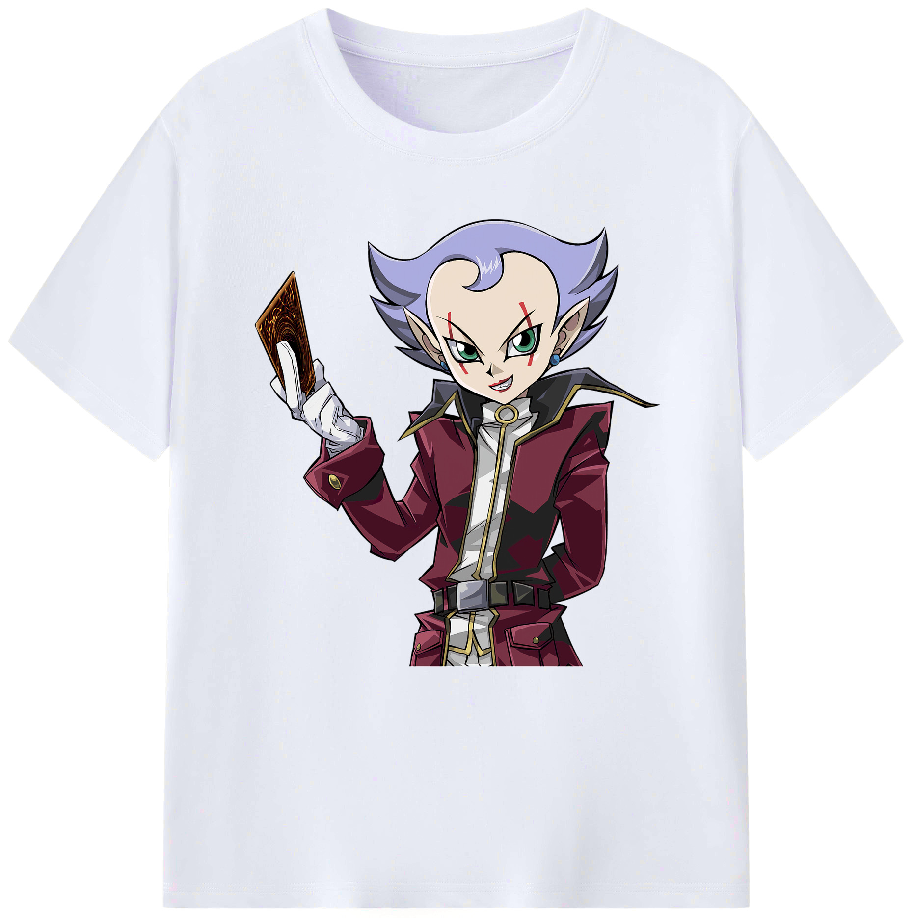 （画像用） 遊☆戯☆王 Yu-Gi-Oh! レディースカジュアルプリントTシャツ（綿100％）