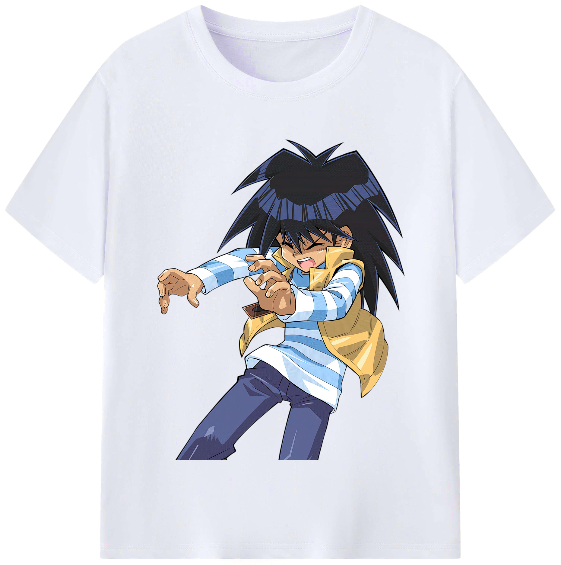 （画像用） 遊☆戯☆王 Yu-Gi-Oh! レディースカジュアルプリントTシャツ（綿100％）