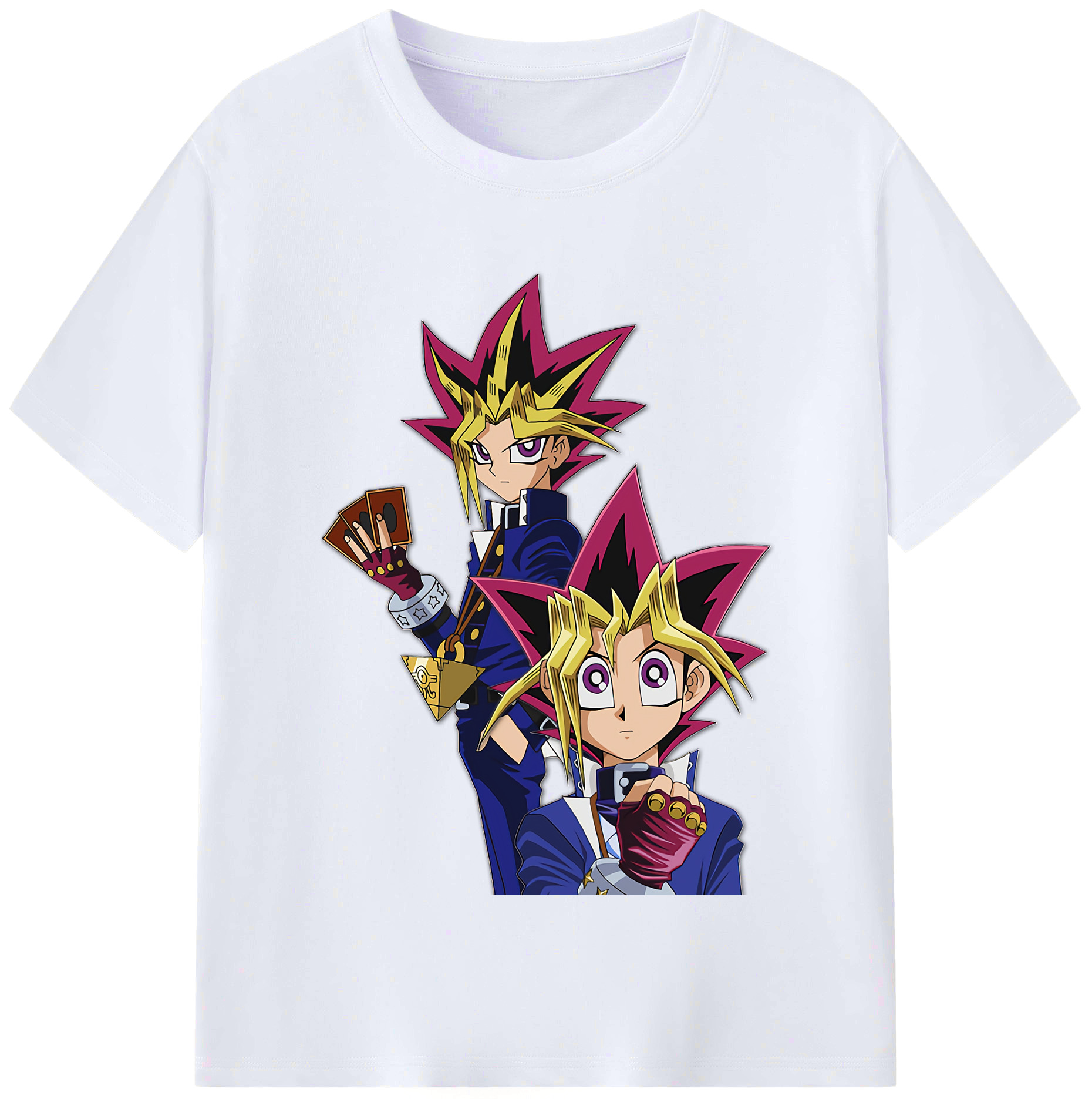 （画像用） 遊☆戯☆王 Yu-Gi-Oh! レディースカジュアルプリントTシャツ（綿100％）